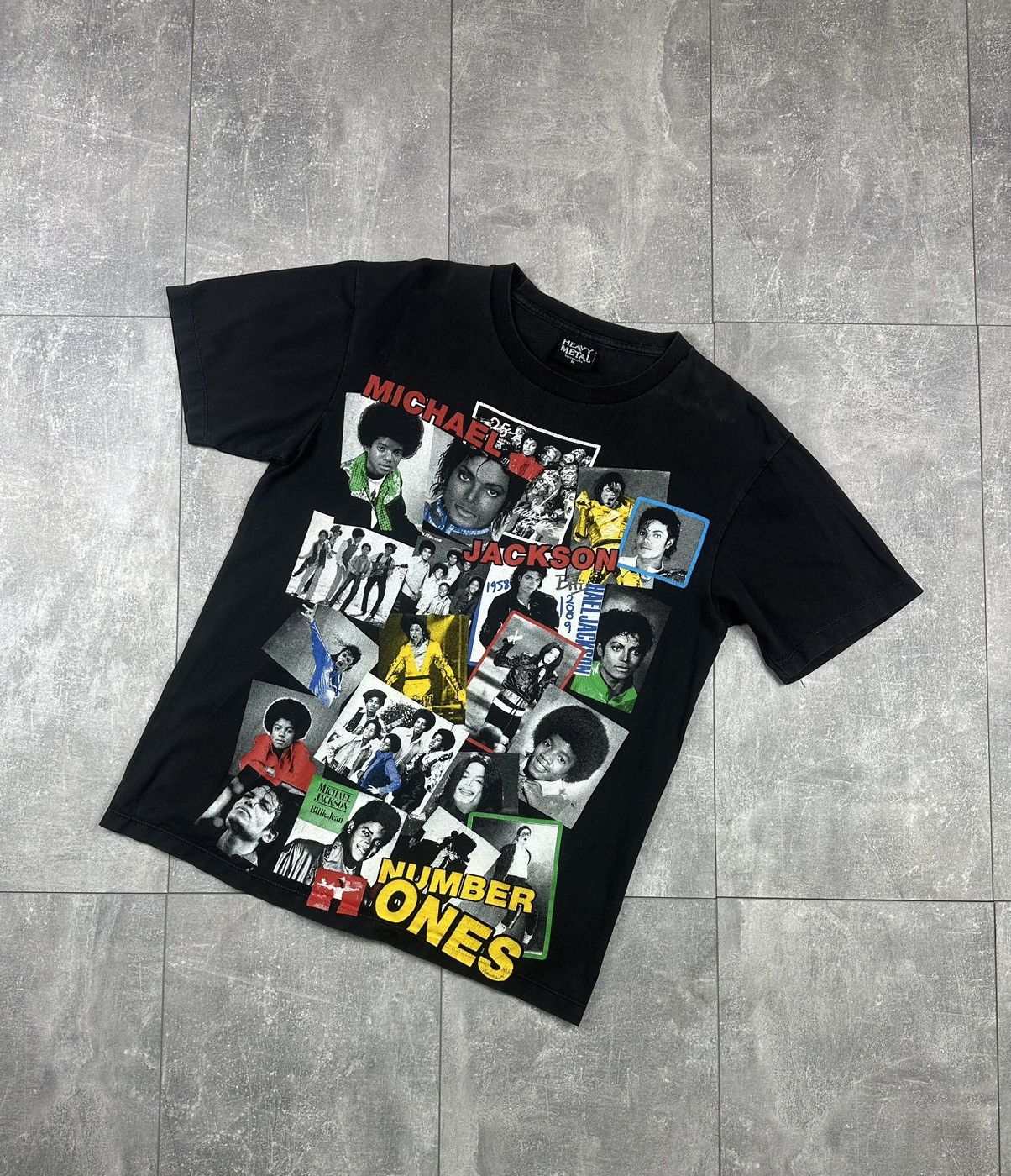 Gildan Michael Jackson Number Ones Overprint Logo Heavy Metal Shirt Size US M / EU 48-50 / 2 - 1 Thumbnail