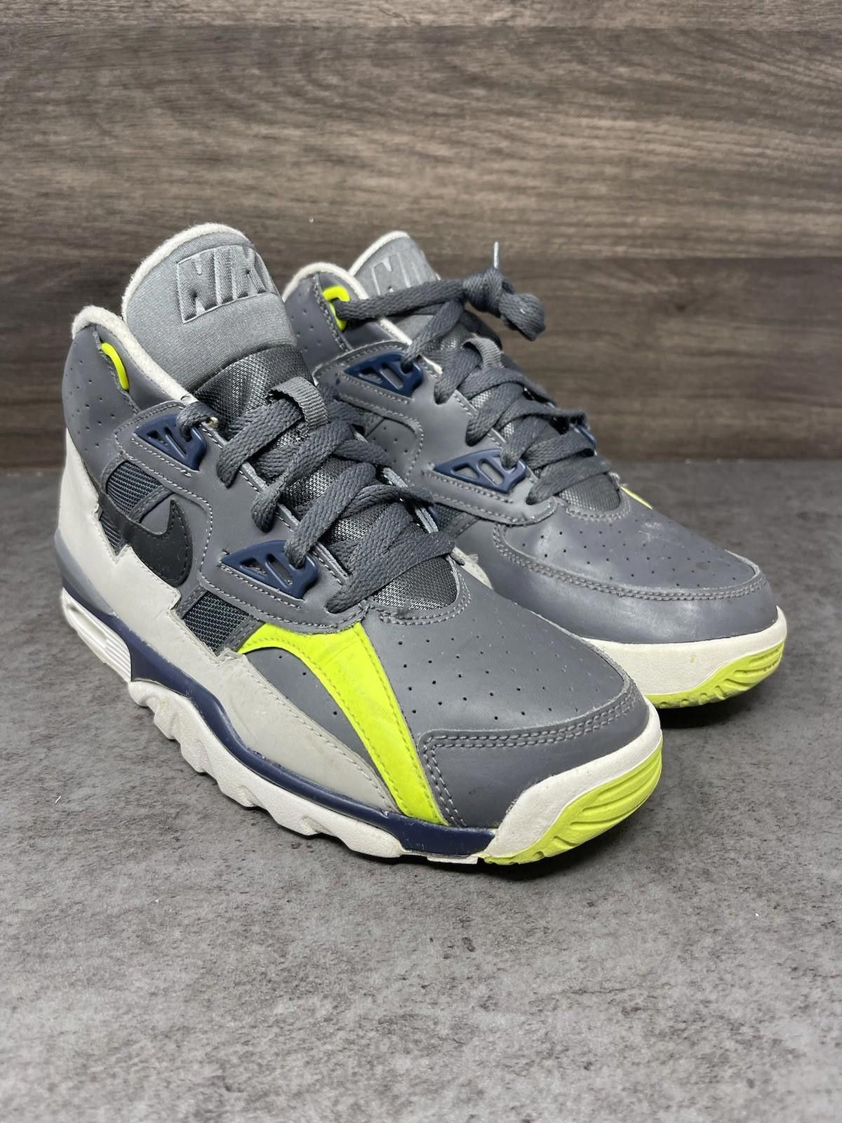 Nike Nike Air Trainer SC High Shoes Kids Size 7Y Dark Grey Green Size US 7 / EU 40 - 4 Thumbnail