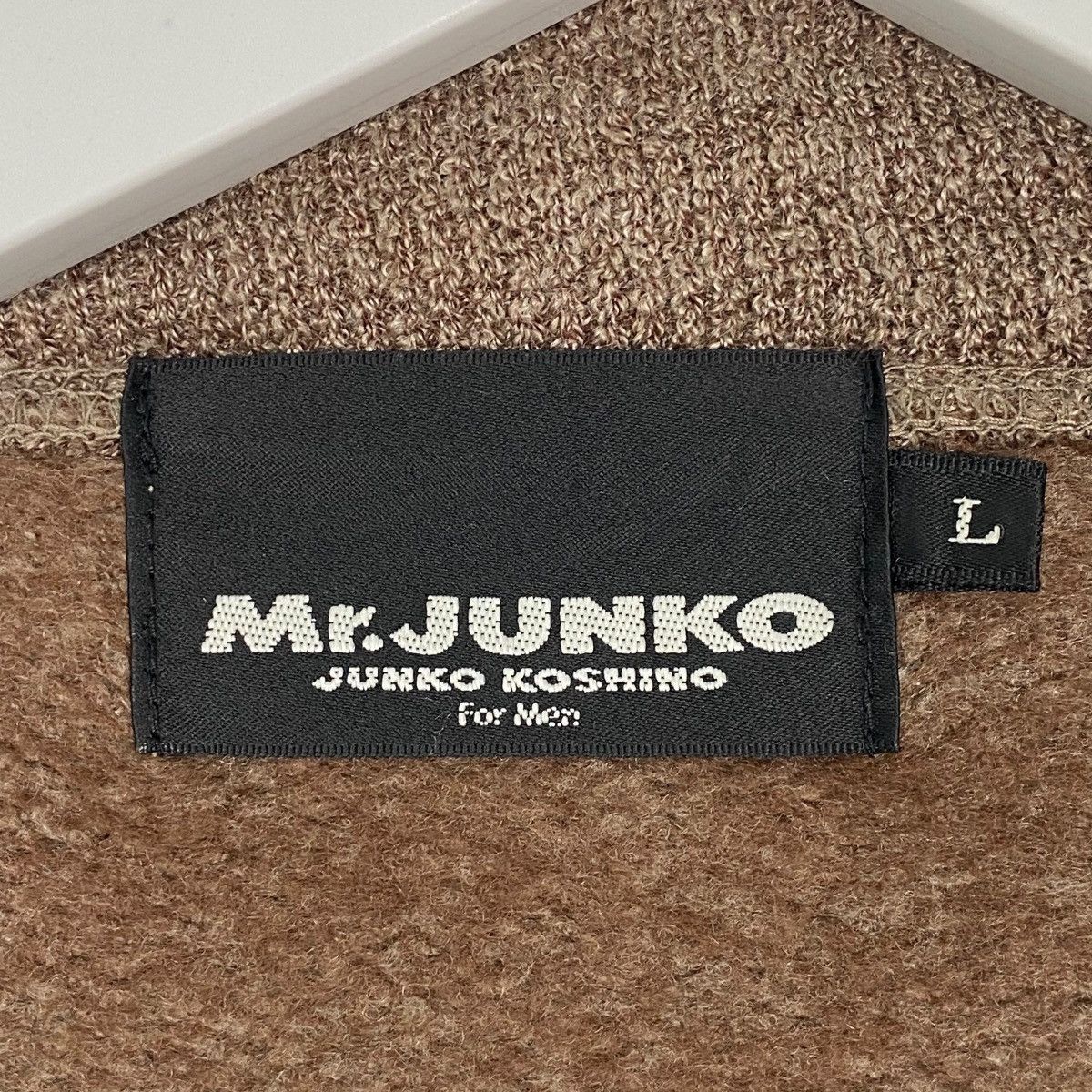 Vintage Vintage Mr Junko Embroidered Logo Sweatshirt Brown Size US L / EU 52-54 / 3 - 5 Thumbnail