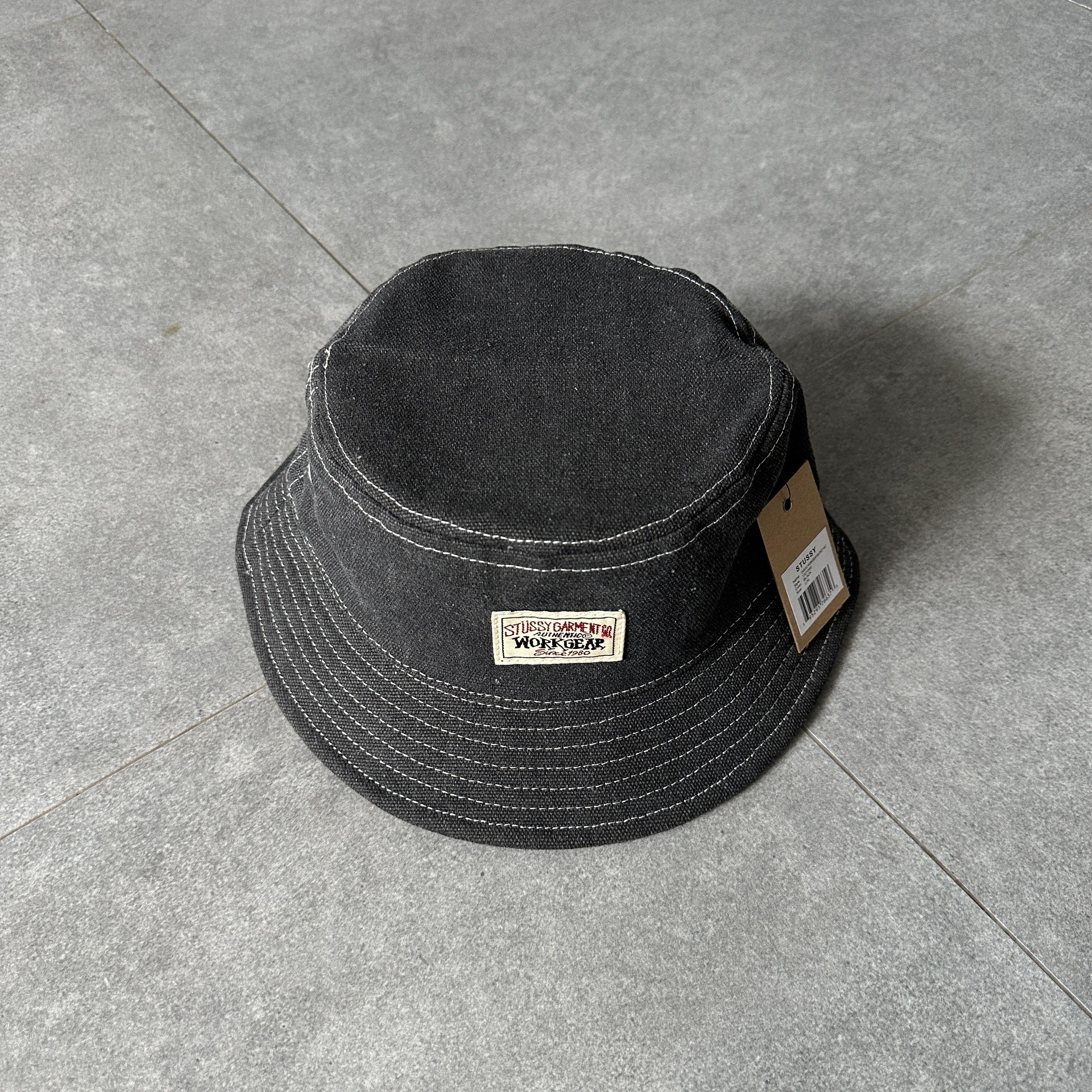 Stussy STUSSY BUCKET HAT WORKGEAR BLACK Size ONE SIZE - 2 Thumbnail