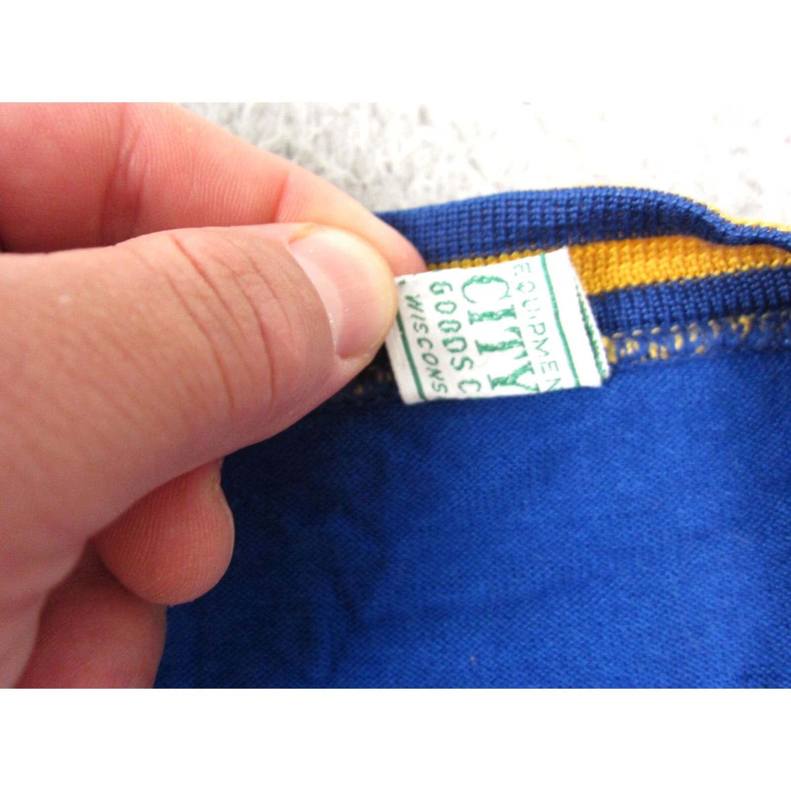 Vintage Vintage College Jersey Mens Medium Blue True Fraternity Short Sleeve 50s 60s Size US M / EU 48-50 / 2 - 6 Thumbnail