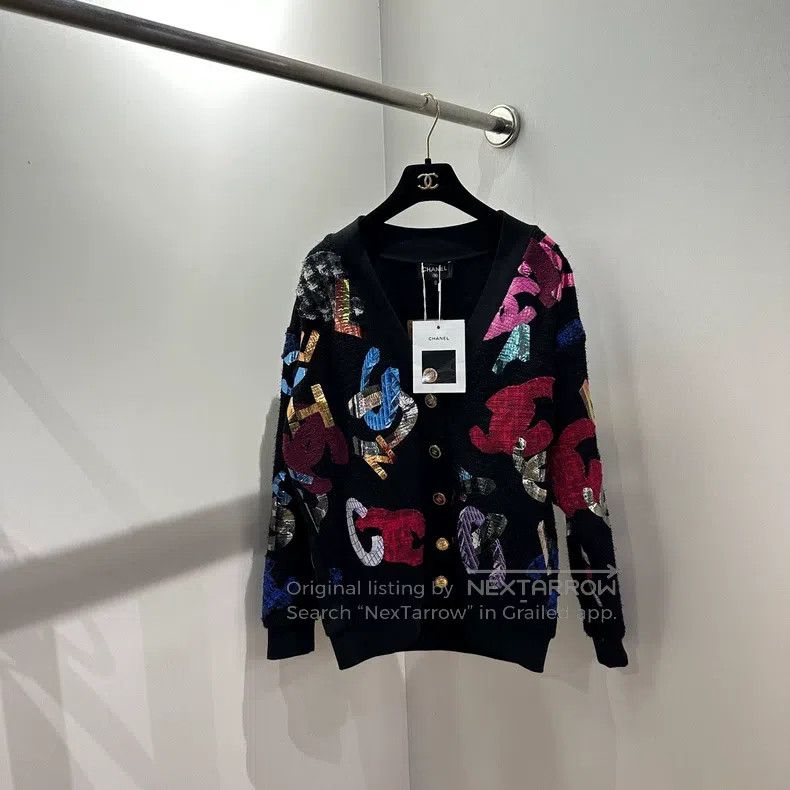 Chanel Chanel High-end handicraft workshop colorful logo wool car Size XXS / US 00 / IT 34 - 1 Thumbnail