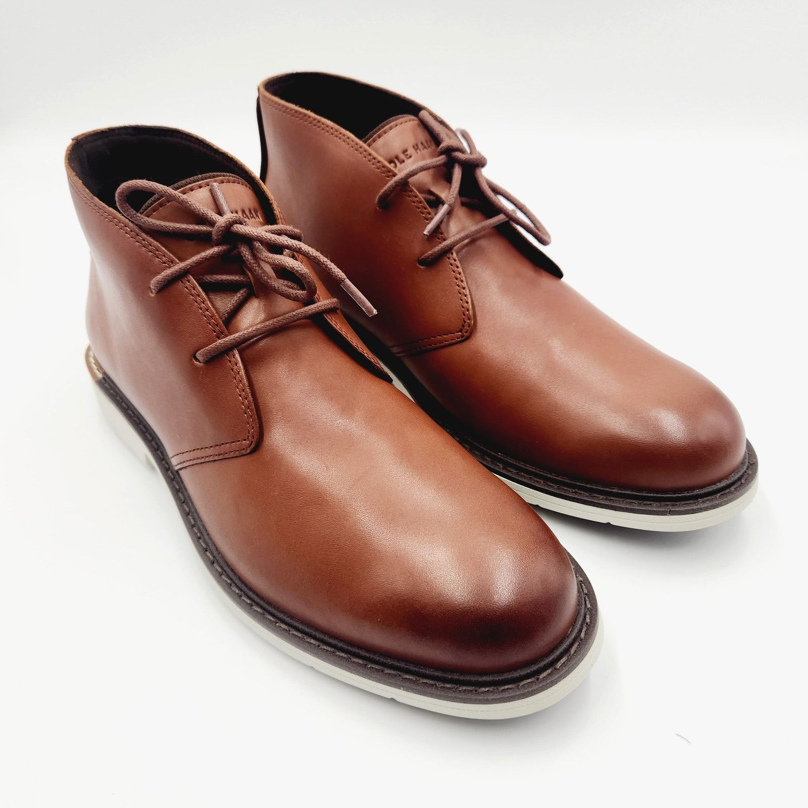 Cole Haan Cole Haan Men's Woodbury Brown Leather Chukka Boots 7.5M Size US 7.5 / EU 40-41 - 5 Thumbnail