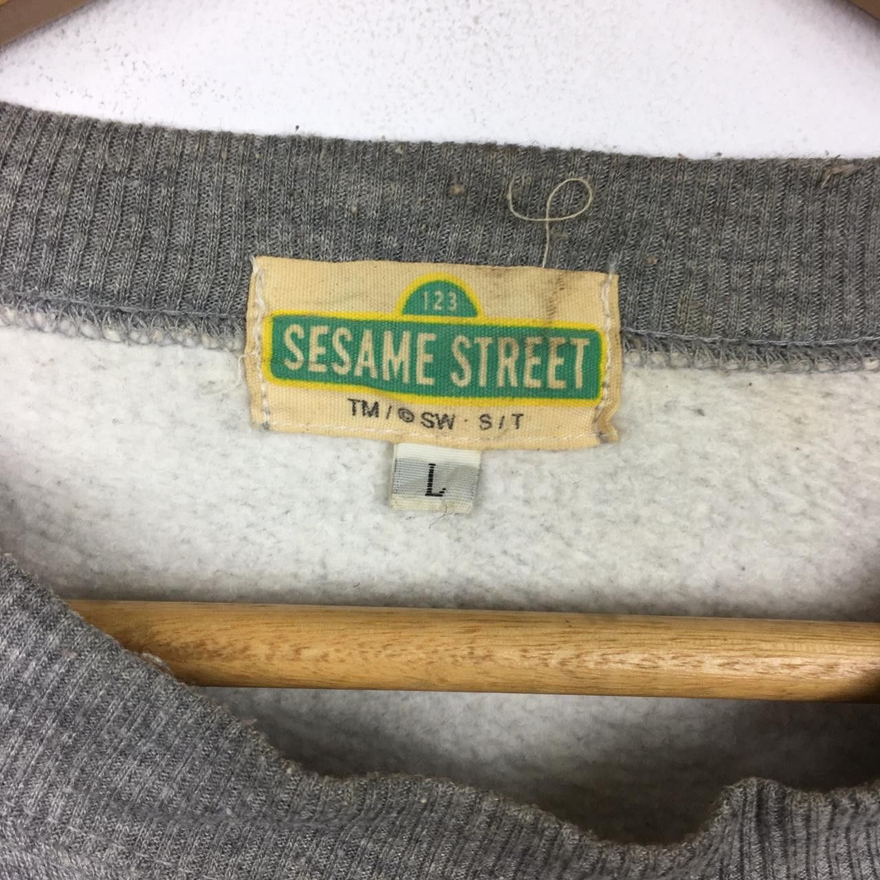 Vintage Vtg SESAME STREET ELMO Cartoon Anime Comics Sweatshirt Size US L / EU 52-54 / 3 - 4 Thumbnail