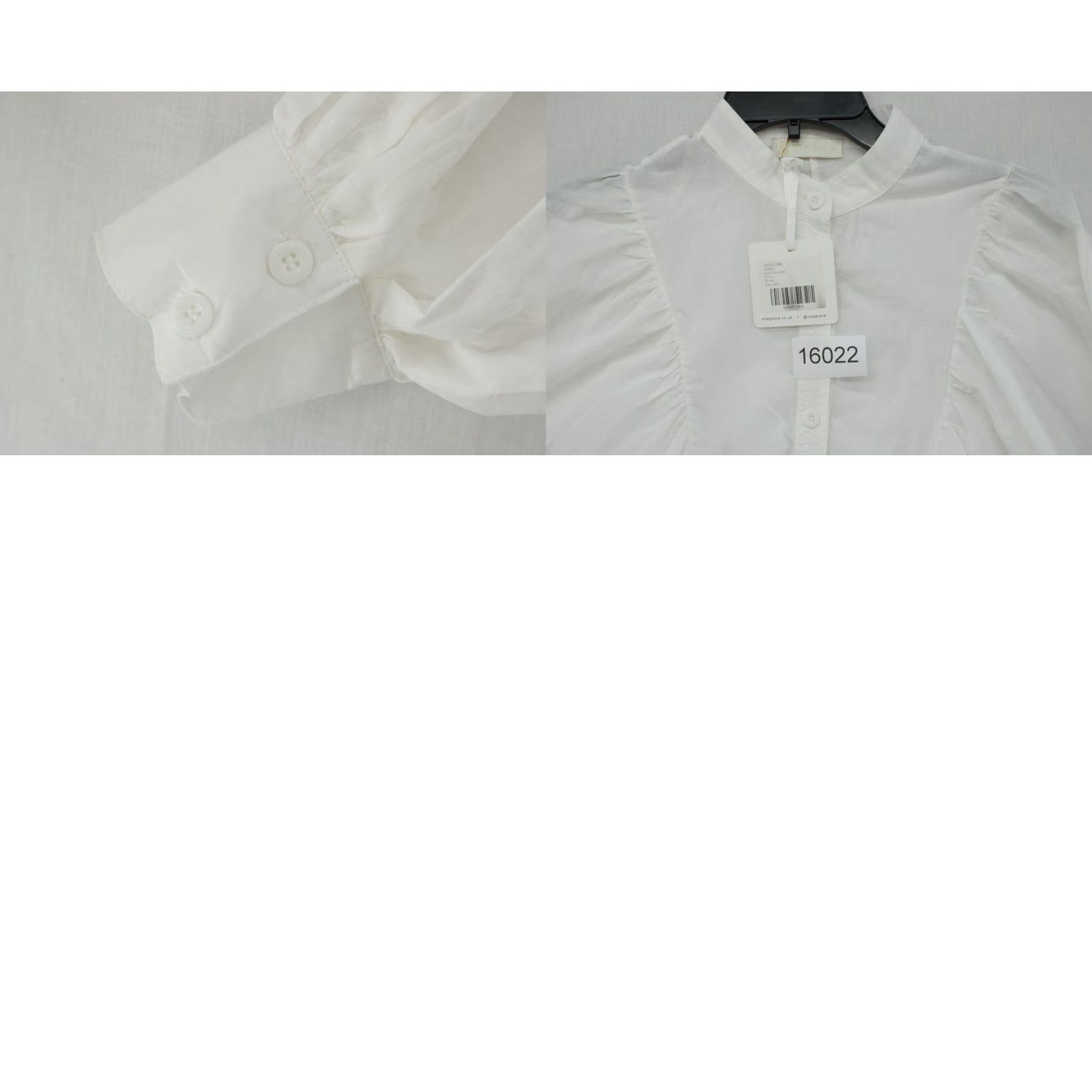 Vintage Vita Grace Eve Blouse Womens M/L White Puff Sleeve Pullover Tunic Boho Statement Shirt Women M/L White Puff Sleeve Tunic Boho Statement Piece Size M / US 6-8 / IT 42-44 - 8 Thumbnail