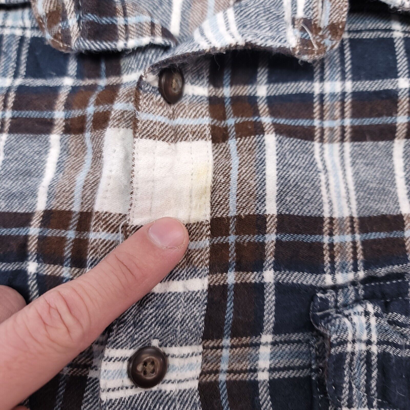 Sonoma Sonoma Tartan Flannel Button Up Shirt Mens Size Small S Blue Size US S / EU 44-46 / 1 - 10 Thumbnail