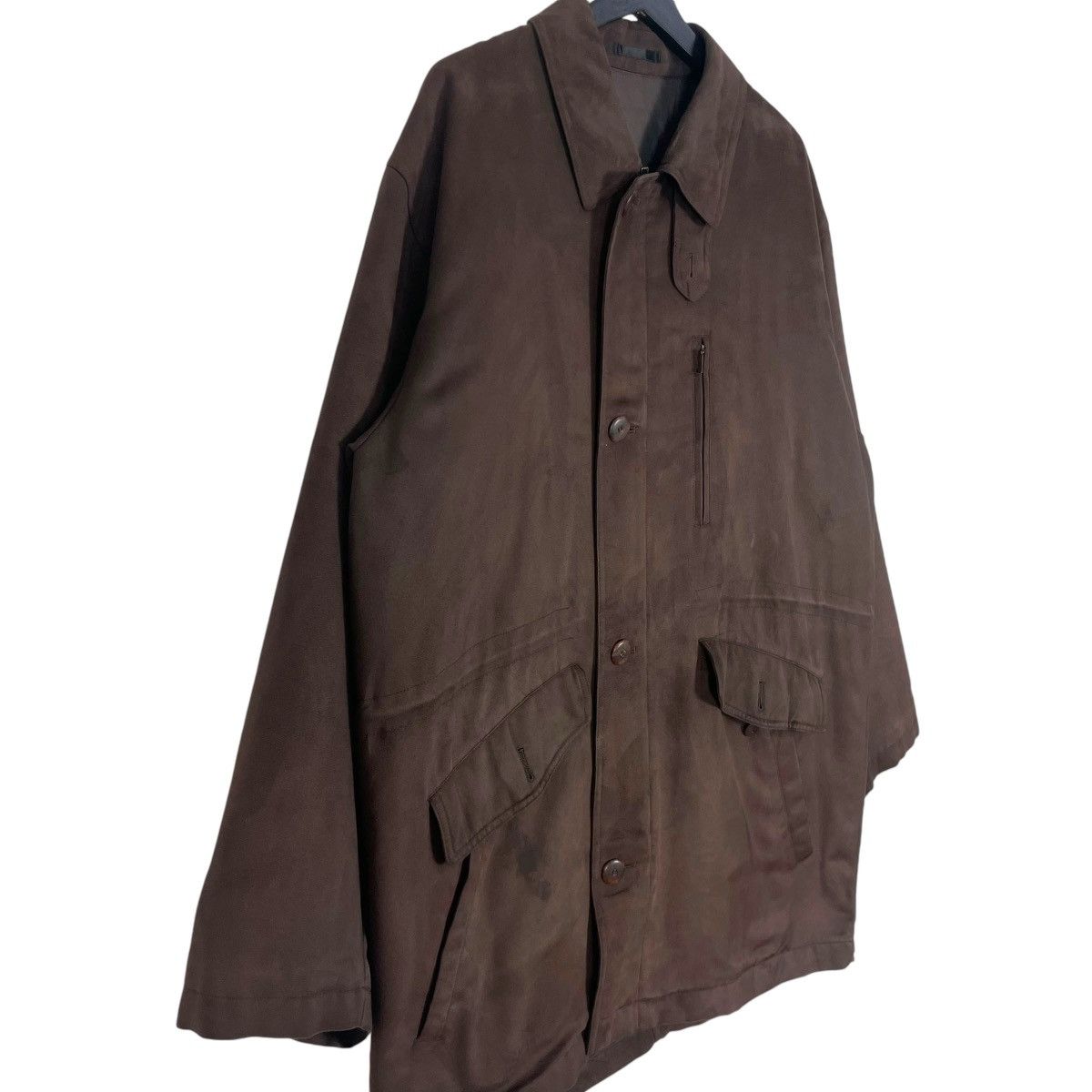 Courreges Vintage Courreges Homme Suede Jacket Core Jacket Button Up Size US L / EU 52-54 / 3 - 2 Thumbnail