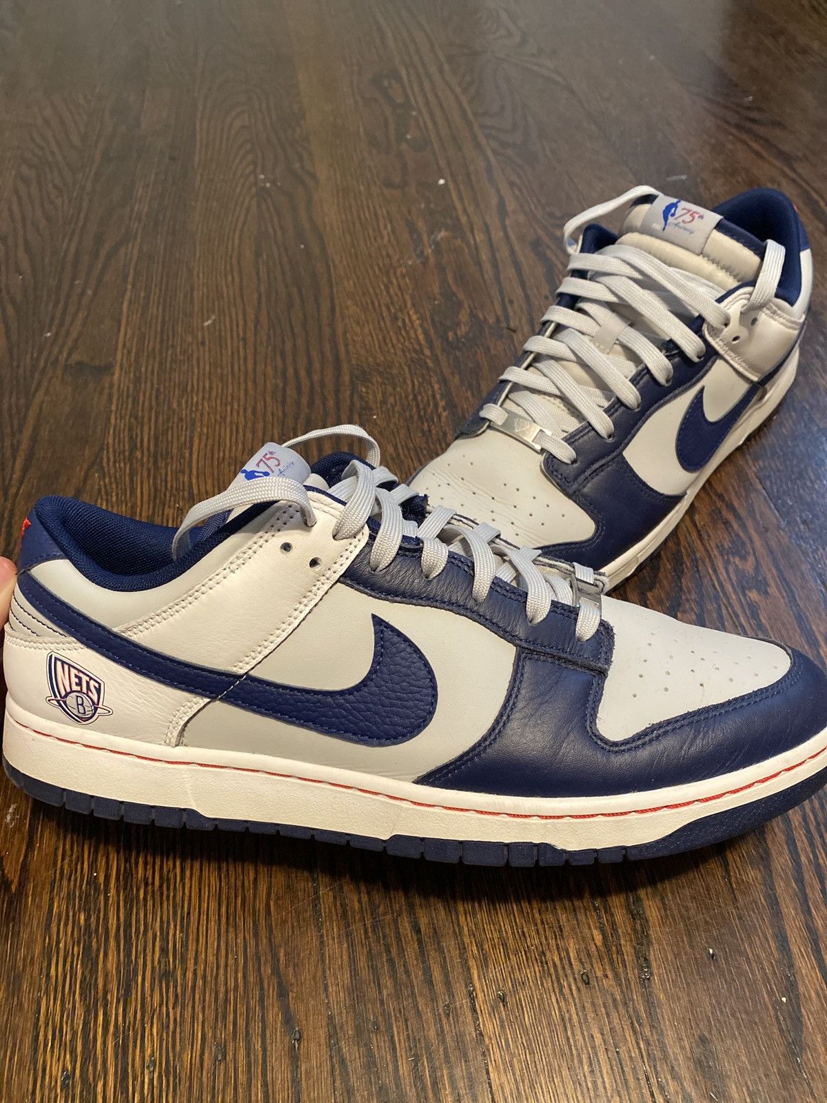 NBA Nike Dunk Low EMB 75th Anniversary “Nets”