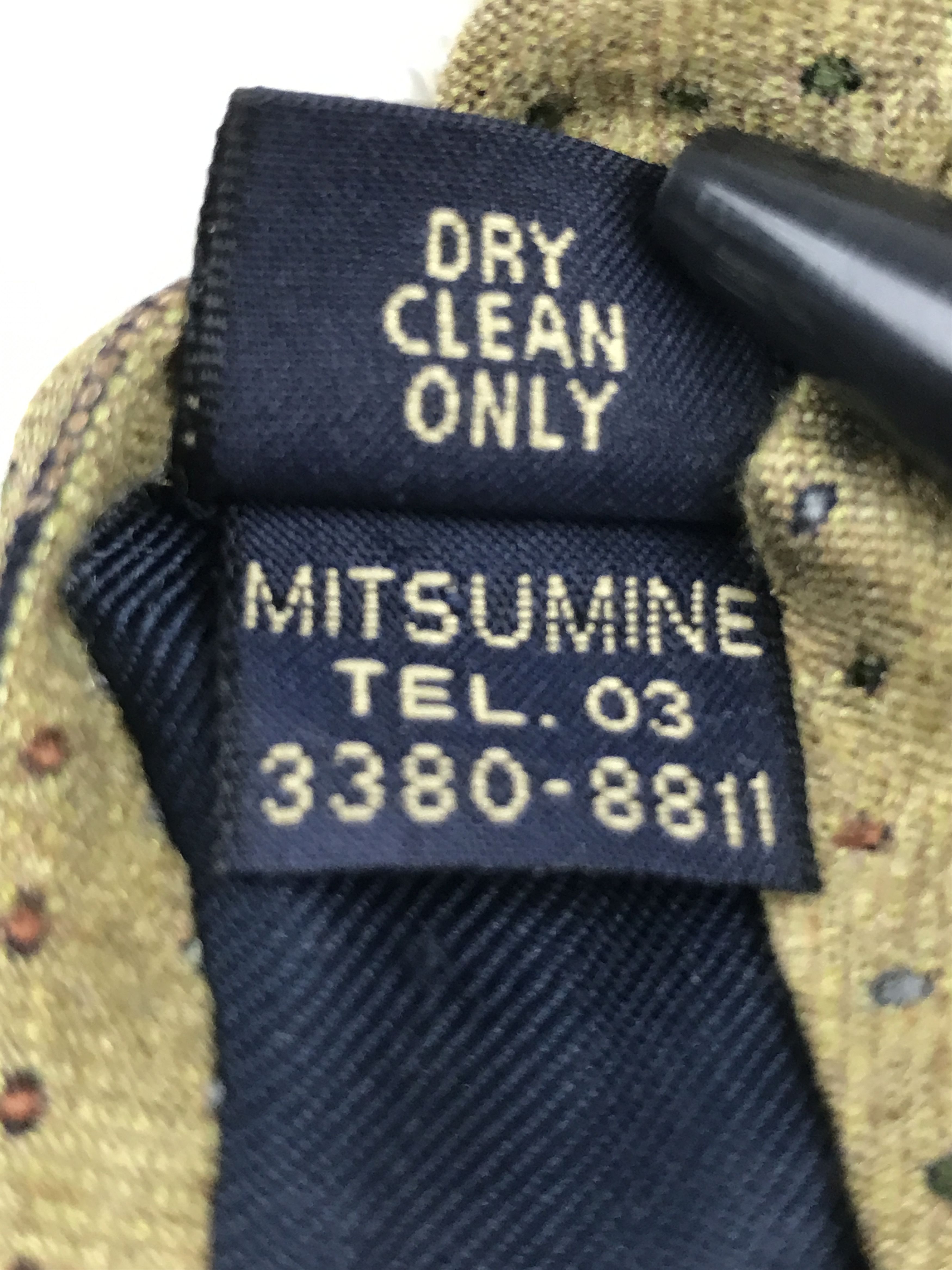 Vintage Vintage Mitsumine Silk Necktie Size ONE SIZE - 7 Thumbnail