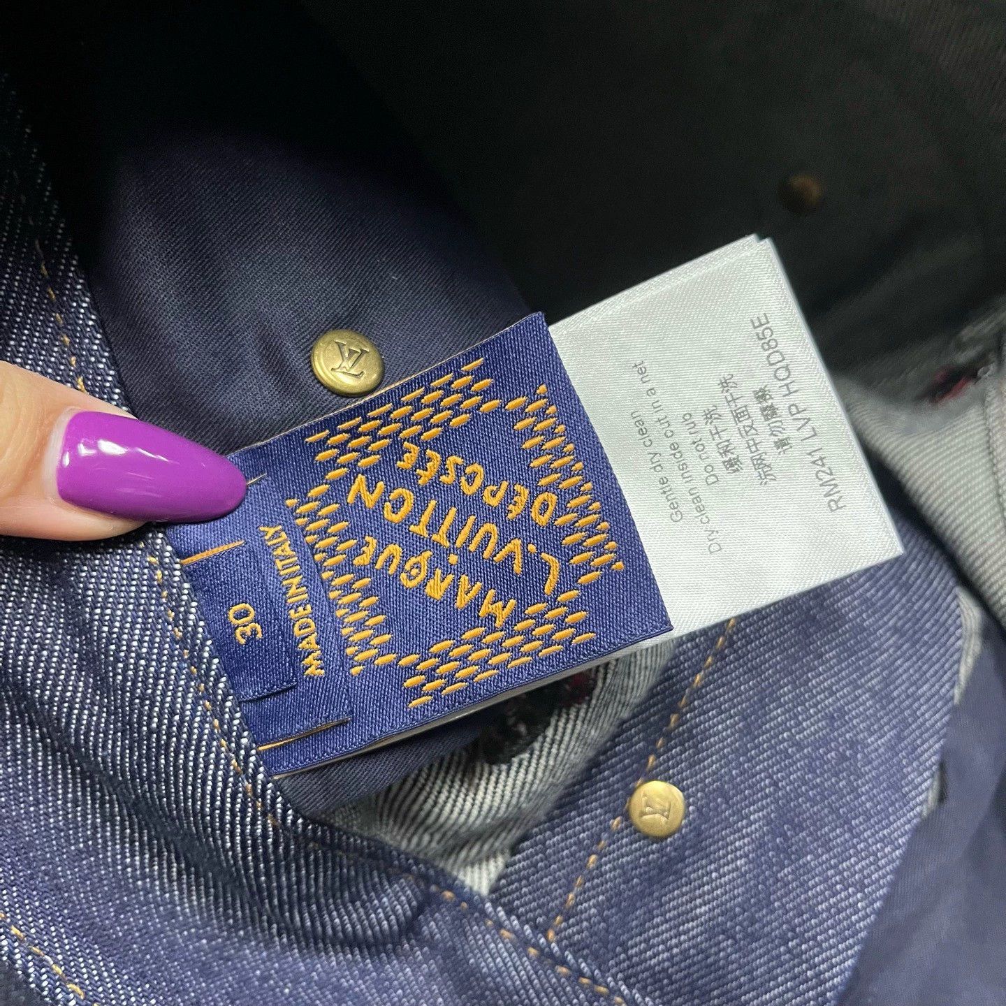 Louis Vuitton louis vuitton blue logo embroidered flared jeans Size US 30 / EU 46 - 4 Thumbnail