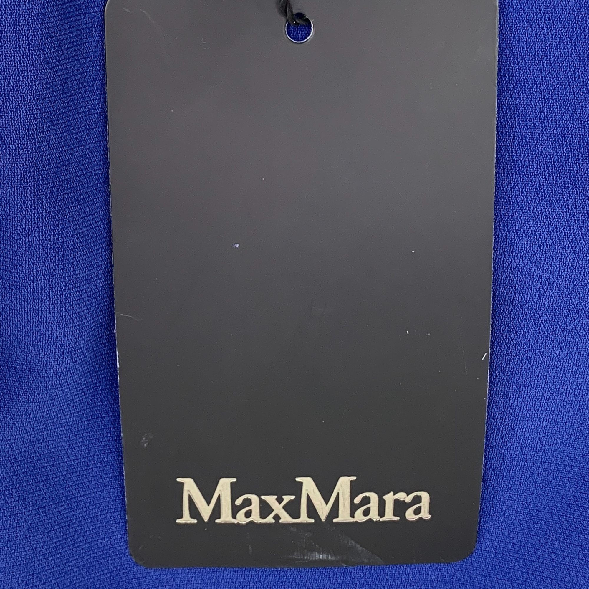 Other Max Mara Blue Tailored Straight-Leg Trousers (Size S) Size US 38 / EU 54 - 2 Thumbnail