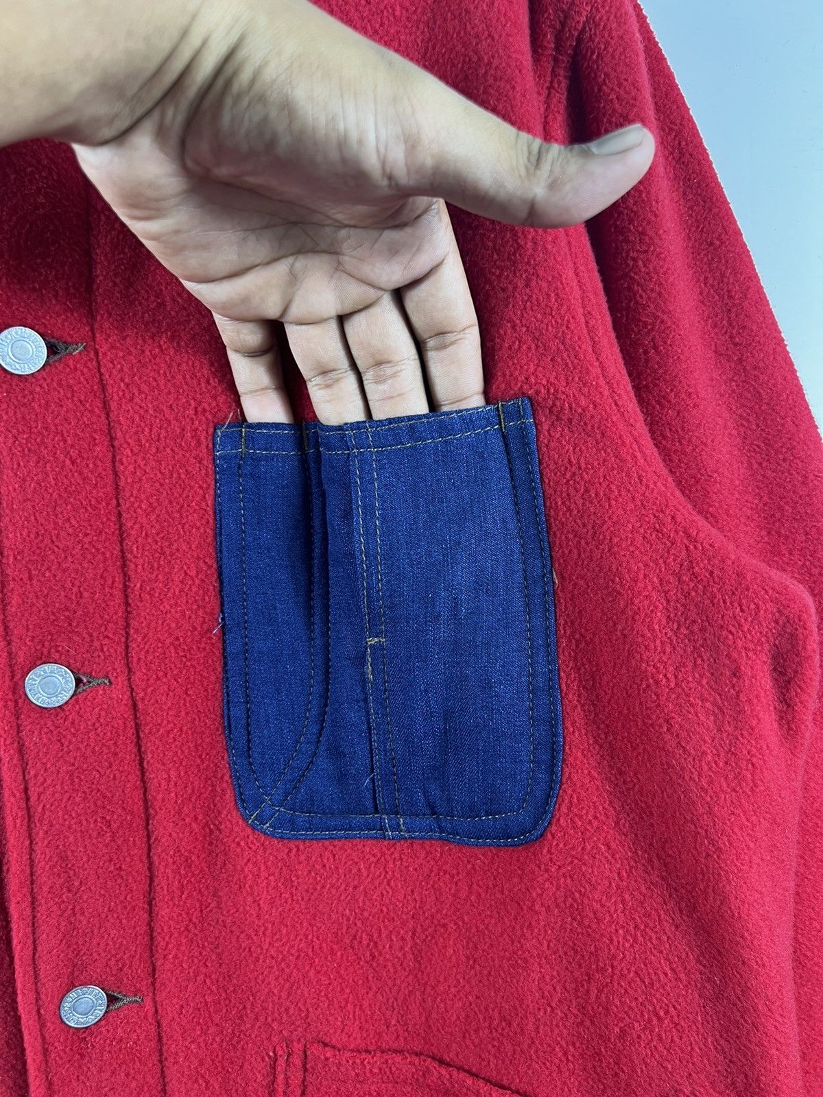 Blue Blue Japan 🔥 POKHARA by H.R. MARKET WOOL CHORE JACKET - S Size US S / EU 44-46 / 1 - 5 Thumbnail