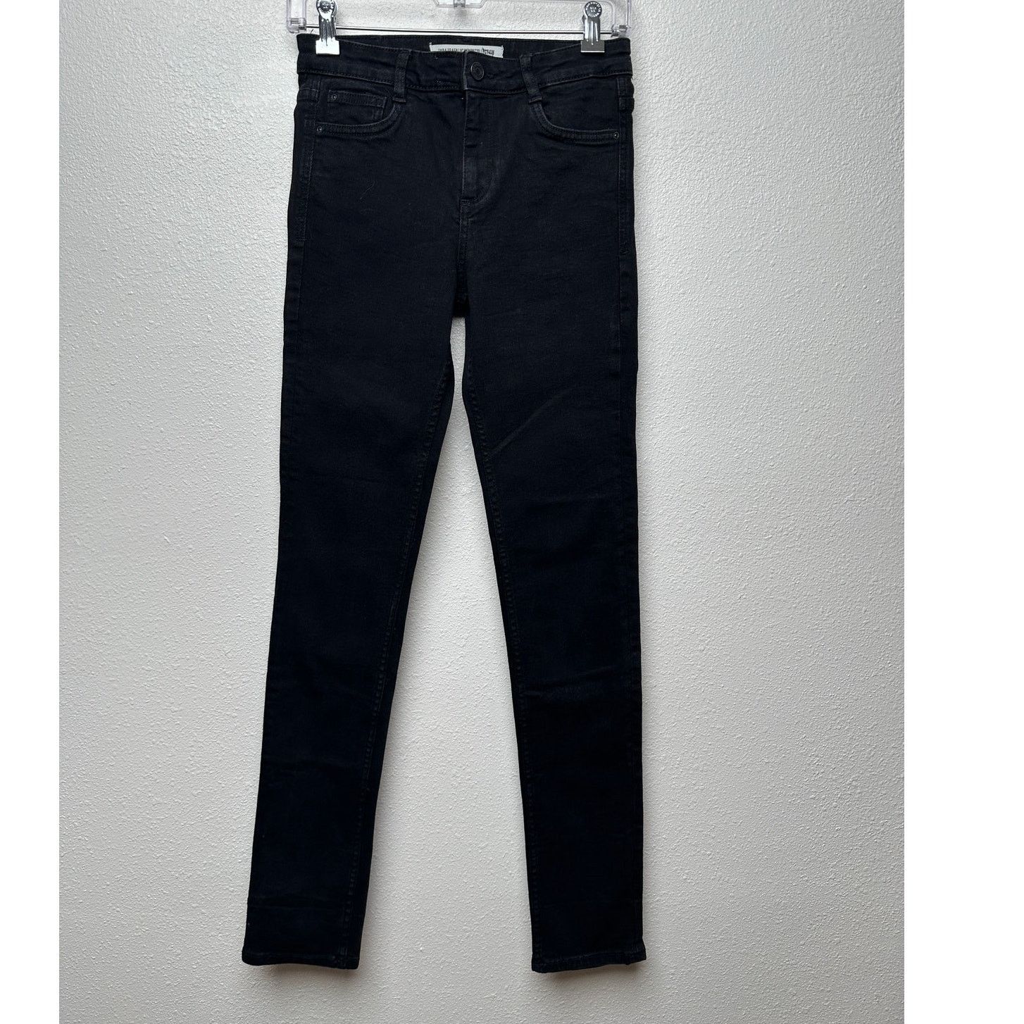 Zara Zara Trafaluc Black High Rise Skinny Jeans Womens US 6 Size 28" / US 6 / IT 42 - 2 Thumbnail