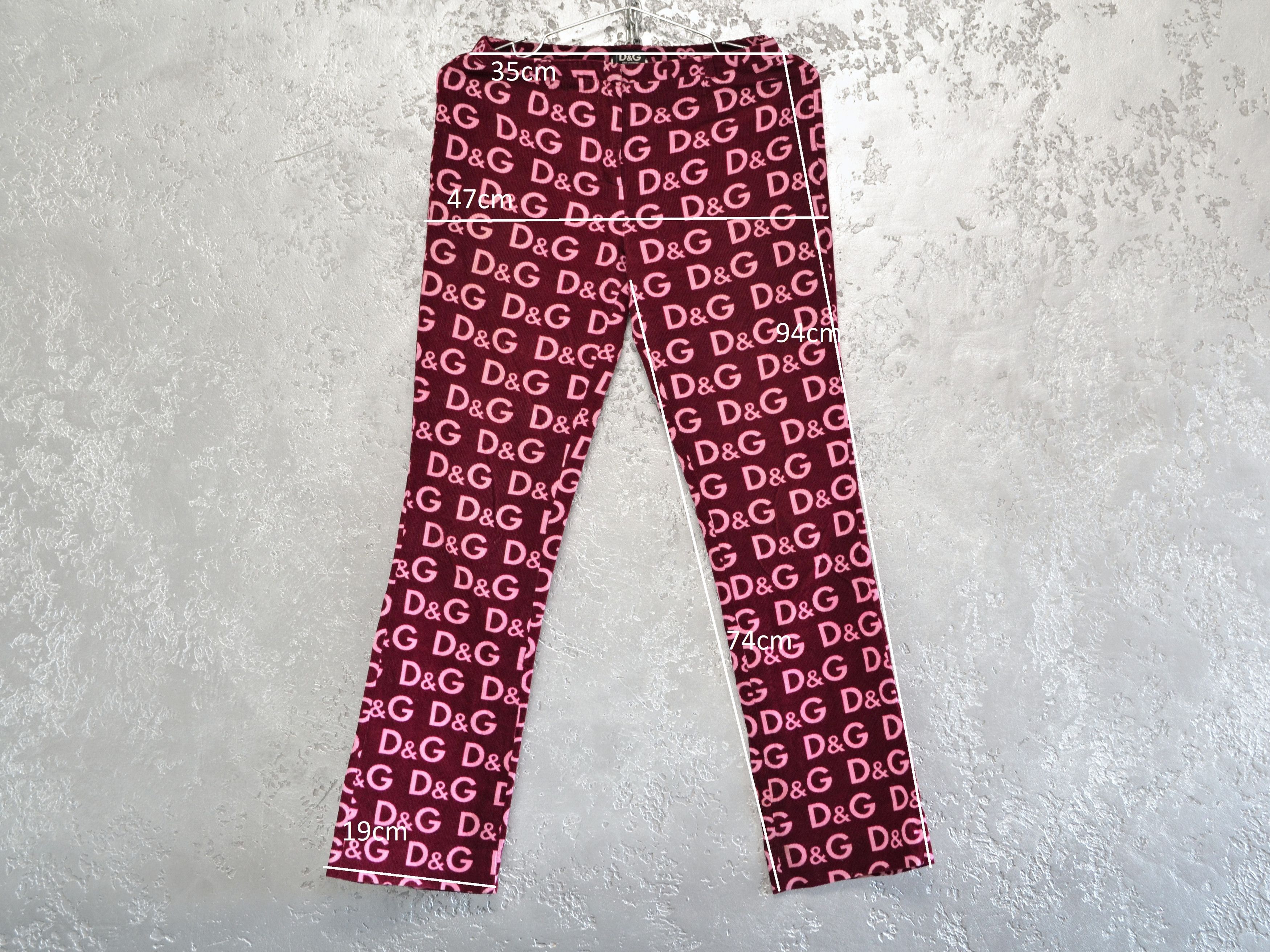 Dolce & Gabbana Dolce & Gabbana Women’s Monogram Velvet Pants Purple Size 26" / US 2 / IT 38 - 2 Thumbnail