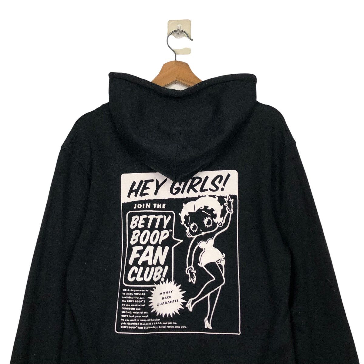 Japanese Brand 📌Vintage Hoodie Pull Over Betty Boop Big Logo Design Size US L / EU 52-54 / 3 - 10 Thumbnail