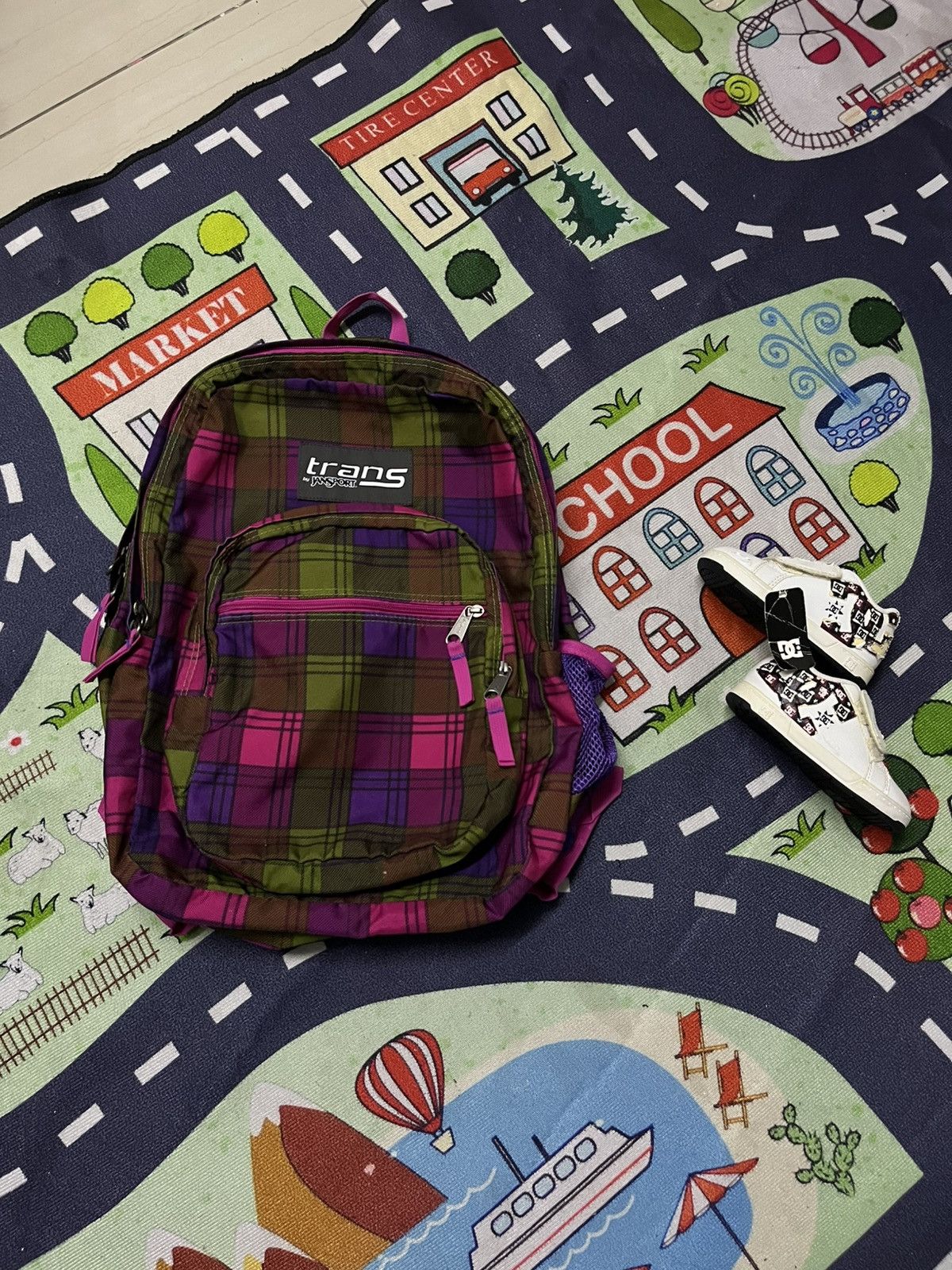 Jansport TRANS BY JANSPORT PLAID BACKPACK HARDTOFIND Size 34 - 1 Thumbnail