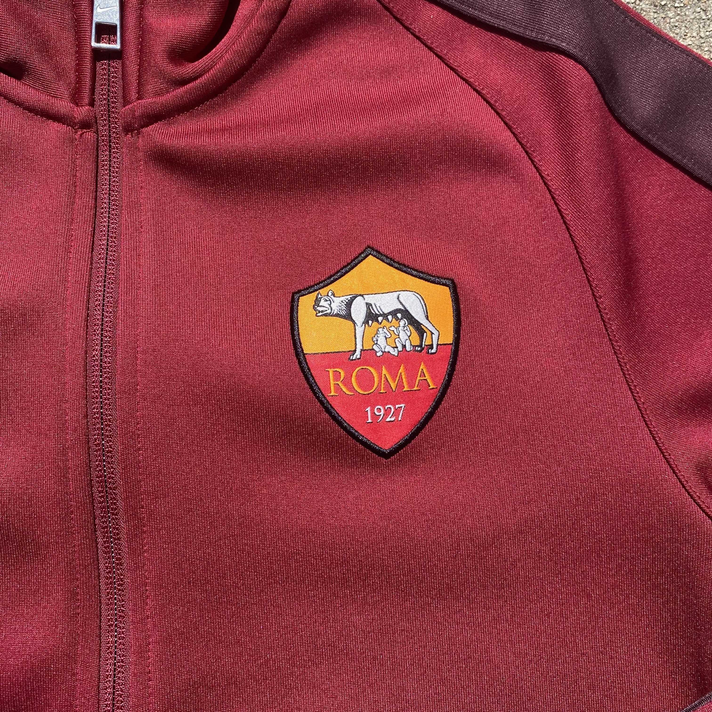 Nike × Vintage Nike AS Roma 2015/2016 Track Jacket 694603-677 Size US S / EU 44-46 / 1 - 5 Thumbnail