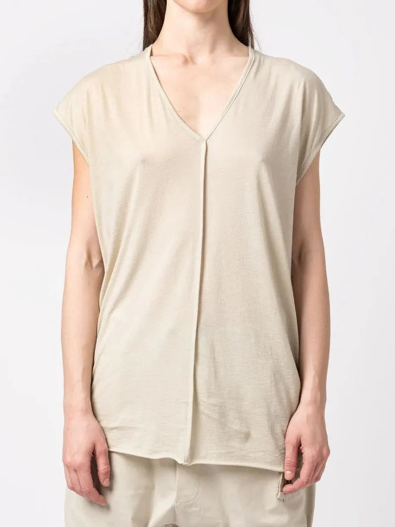 Thom Krom Thom Krom Beige Ultra Light Cotton Quality Long Tank Top L Size M / US 6-8 / IT 42-44 - 2 Thumbnail