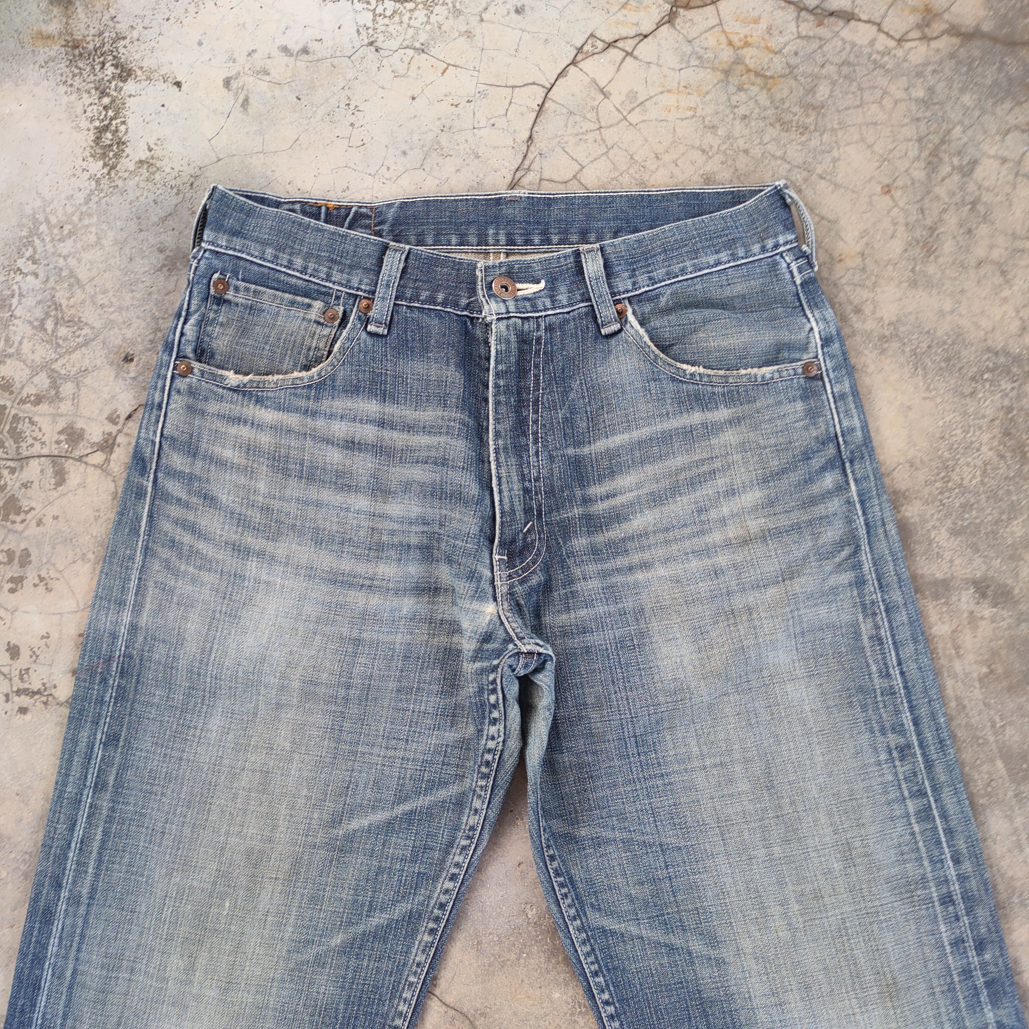 Levi's Vintage Clothing VINTAGE LEVI'S 503 JEANS DISTRESSED DENIM PANTS Size US 30 / EU 46 - 2 Thumbnail