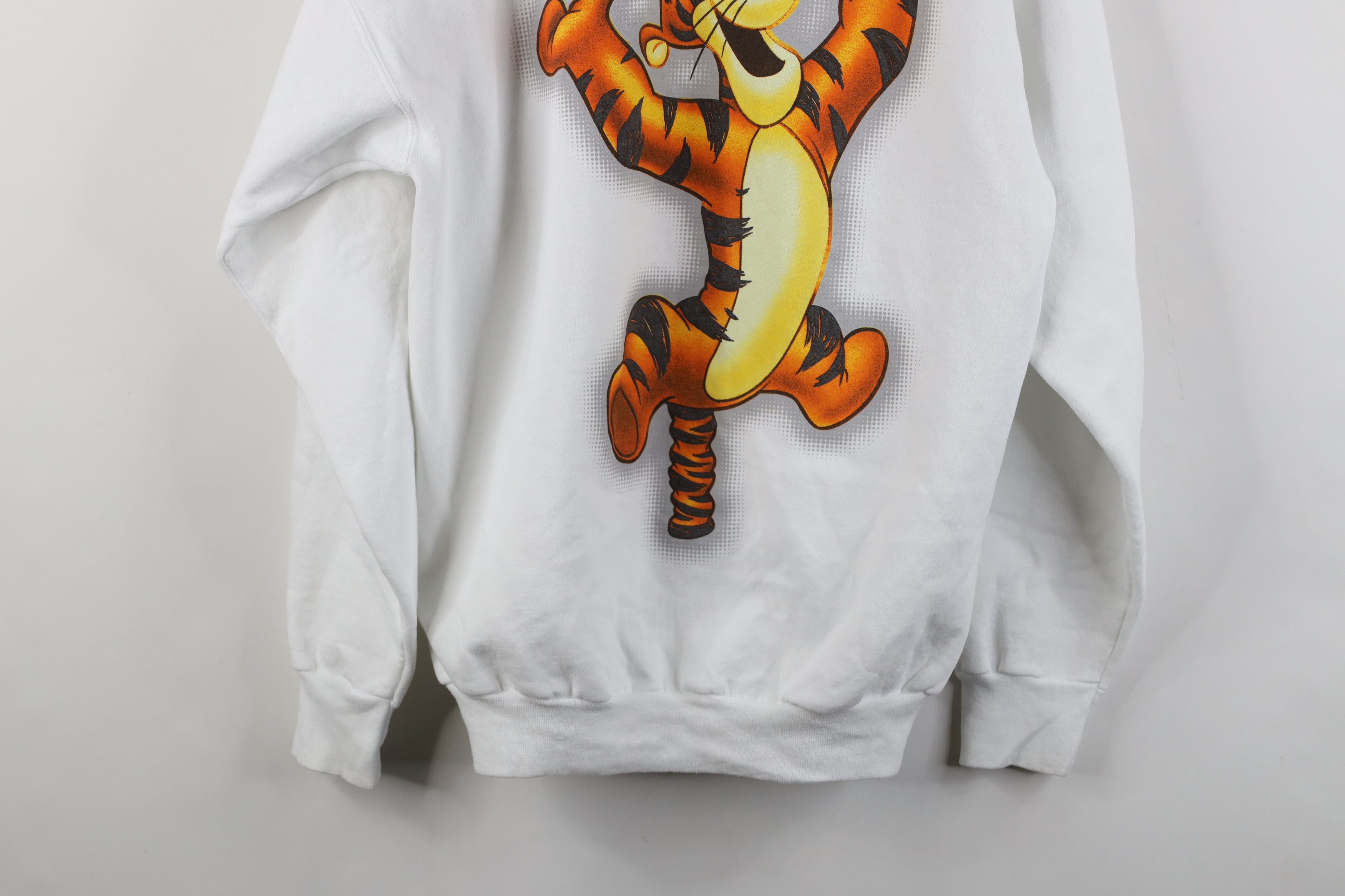 Disney Vintage Disney Winnie the Pooh Tigger Full Zip Hoodie White Size US S / EU 44-46 / 1 - 14 Thumbnail