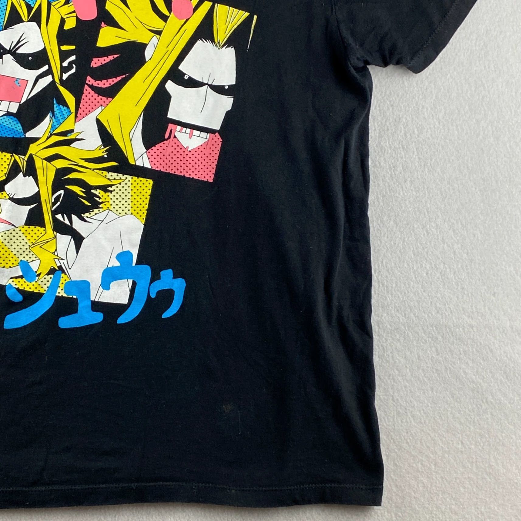 Etro My Hero Academia Shirt Mens XL Black Graphic Print Short Sleeve Anime T-Shirt Size US XL / EU 56 / 4 - 3 Thumbnail