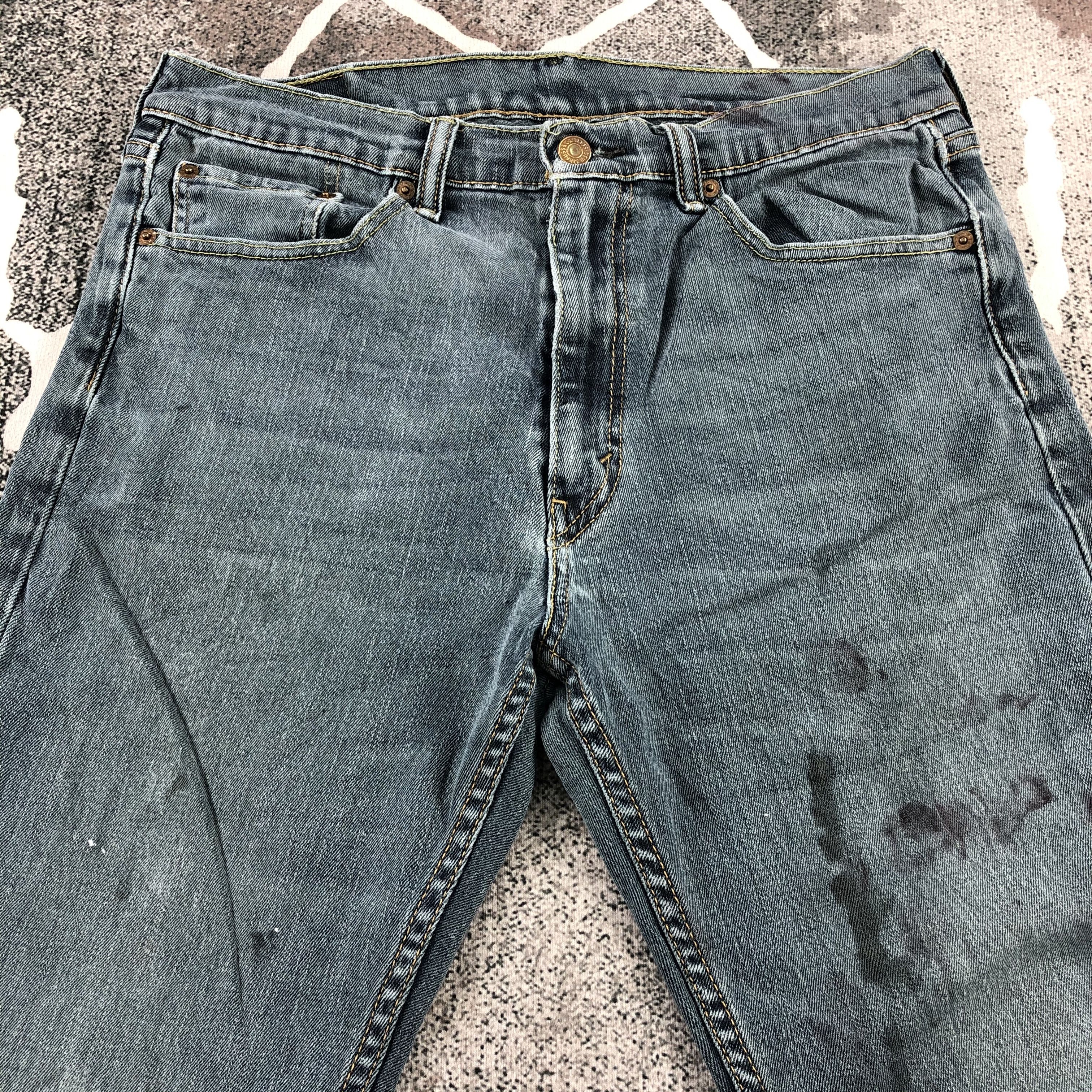 Levi's Vintage Levi's 505 Jeans Released Hem Denim KJ781 Size US 34 / EU 50 - 3 Thumbnail