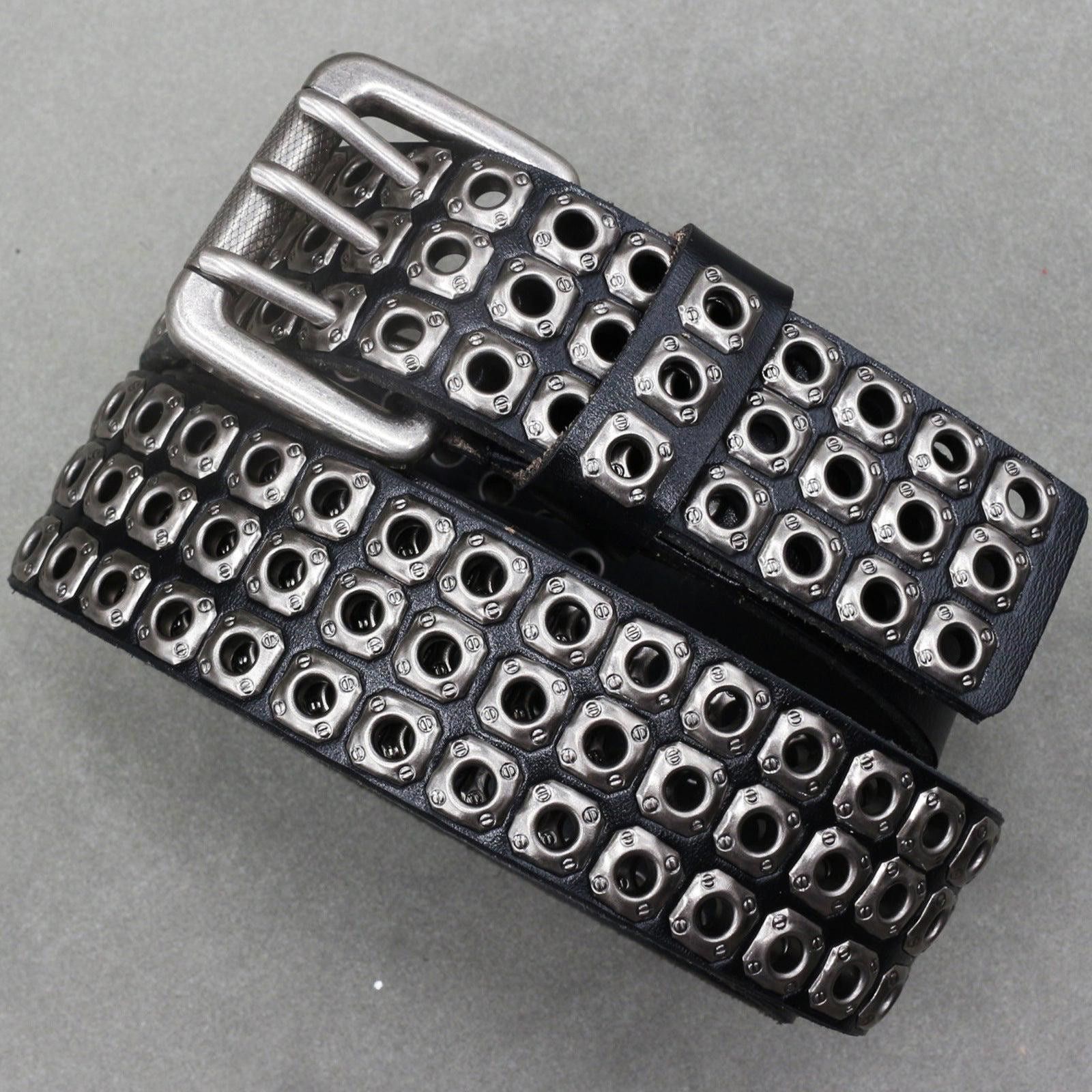 Other Leather Studded Belt Size ONE SIZE - 3 Thumbnail