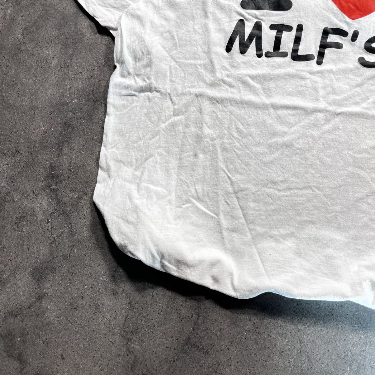 I Love NY Vintage 2000s Y2K I Love Milfs NY Style Tshirt Tee Big Logo Size US L / EU 52-54 / 3 - 5 Thumbnail