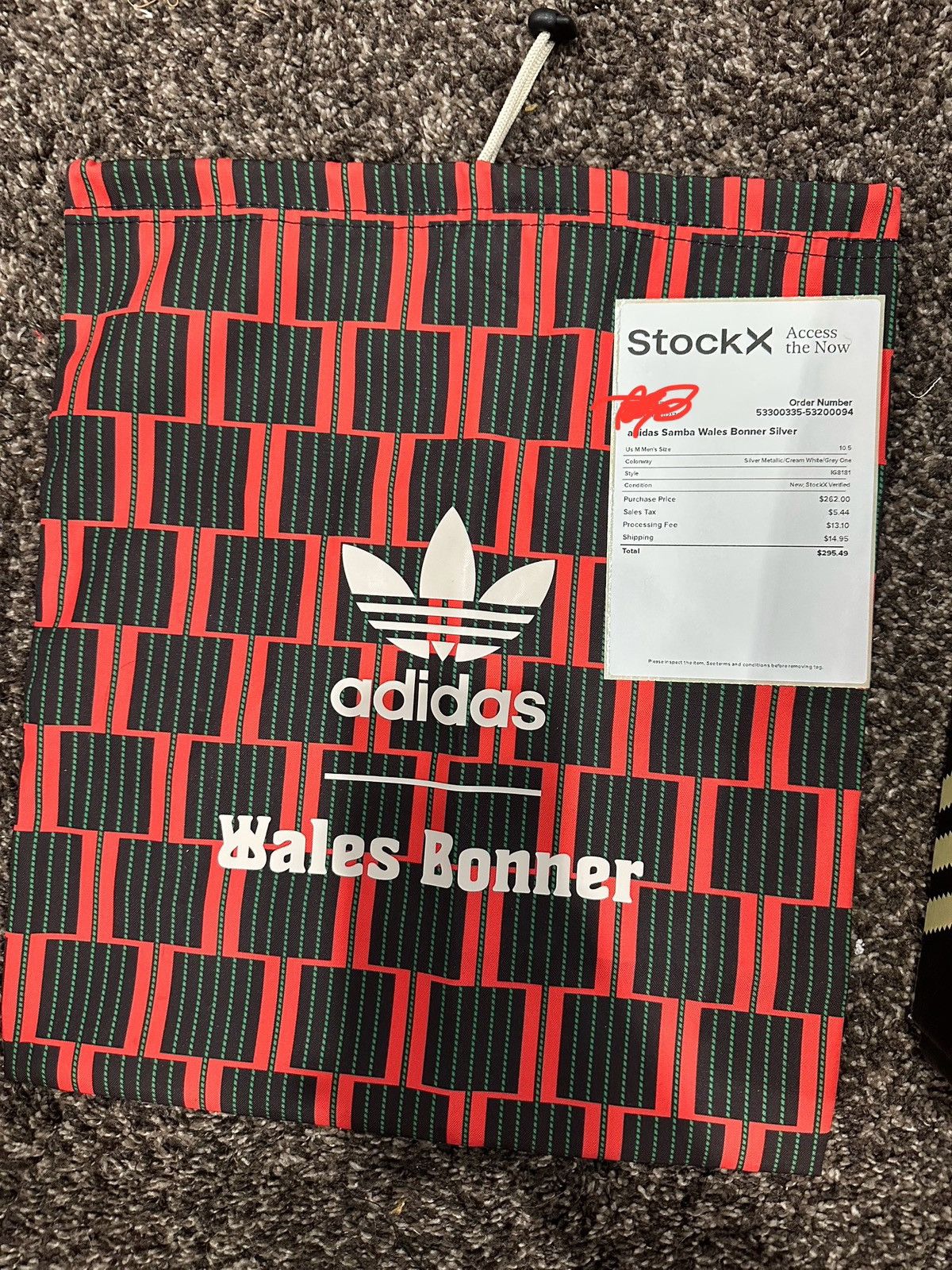 Adidas × Wales Bonner Adidas Wales Boner Samba Silver Grey/Chrome Size US 10.5 / EU 43-44 - 7 Thumbnail
