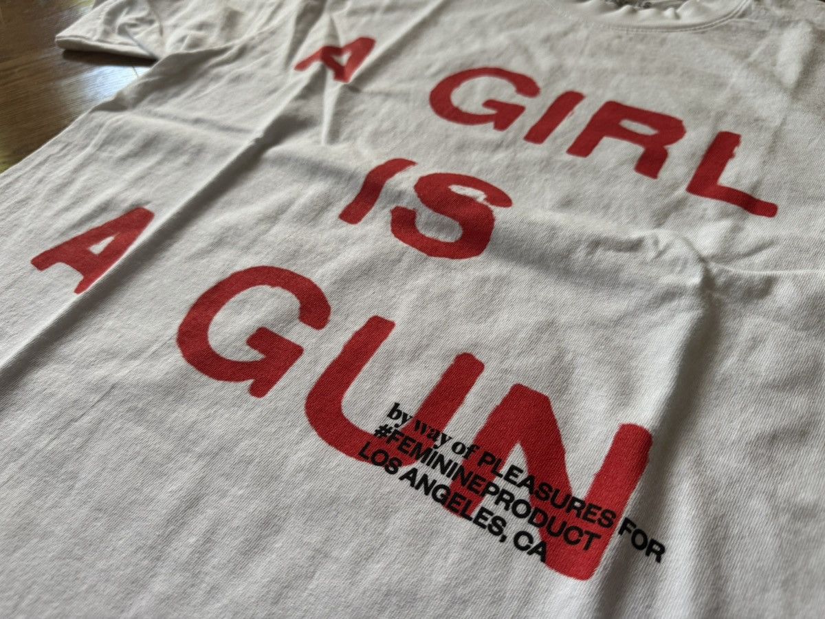 Pleasures Small White A Girl is A Gun Tee Shirt Merch Joy Red Black Size US S / EU 44-46 / 1 - 2 Thumbnail