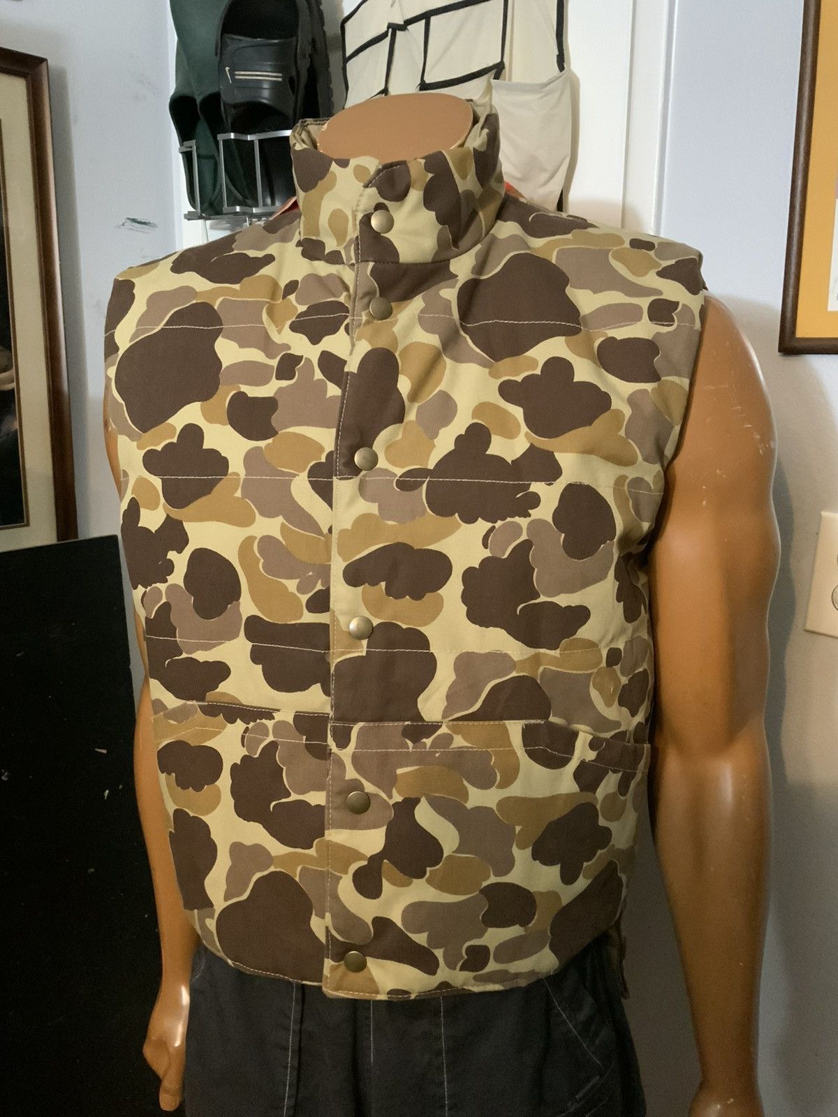 Vintage VTG 80s Out’N Praire Hunting Frogskin Reversible Vest Jacket Size US M / EU 48-50 / 2 - 11 Thumbnail