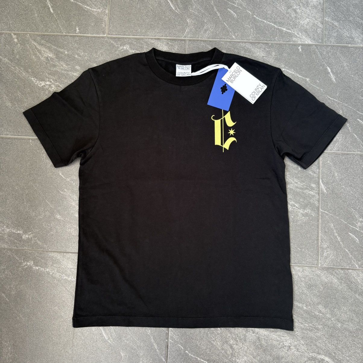 Marcelo Burlon Marcelo Burlon County of Milan headletter stripe basic tee Size US M / EU 48-50 / 2 - 2 Thumbnail
