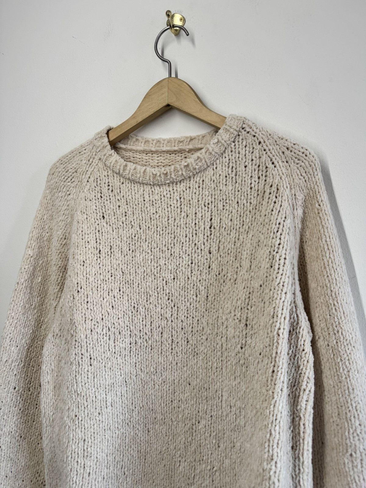 Ts(S) ts(s) Hand Dyed Cotton Mole Yarn Crewneck - Natural Size US M / EU 48-50 / 2 - 2 Thumbnail