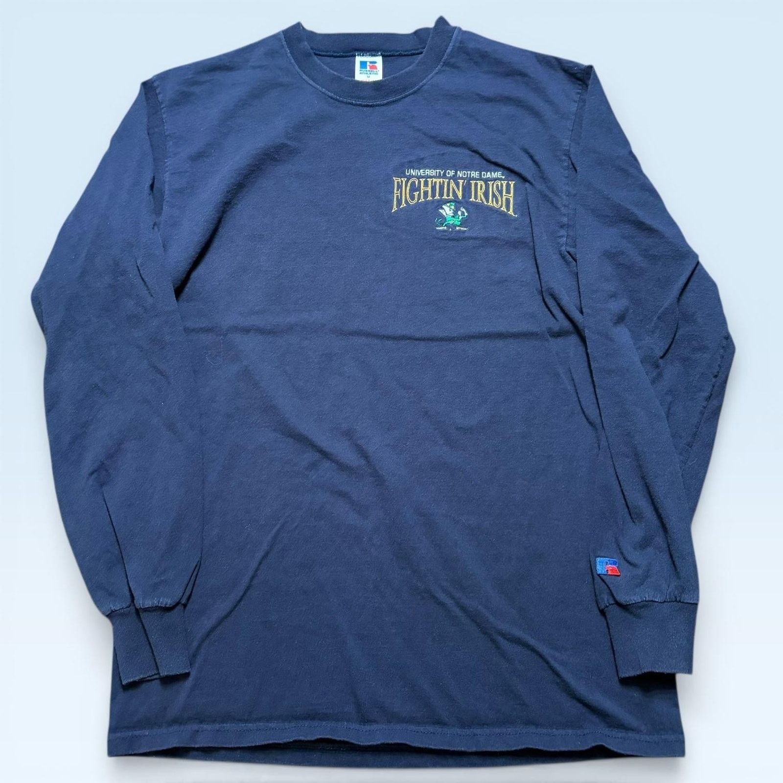 Russell Athletic Vtg Notre Dame Fighting Irish Shirt Mens M Russell Athletic Size US M / EU 48-50 / 2 - 1 Thumbnail