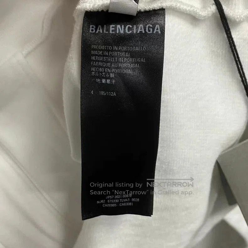 Balenciaga Balenciaga White Logo Stripe School Jacket. Size US S / EU 44-46 / 1 - 3 Thumbnail
