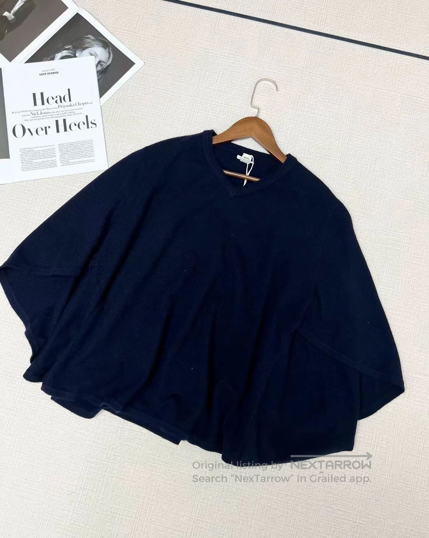 Hermes HERMES Cashmere Cape Sweater. Size US XXS / EU 40 - 2 Thumbnail