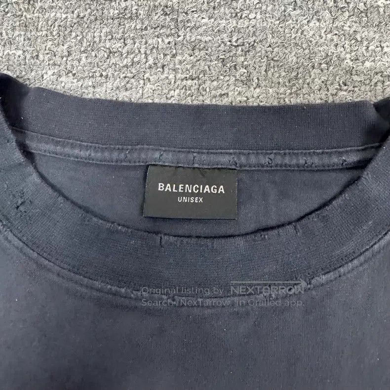 Balenciaga Balenciaga Golden Sand Glitter Printed Crew Neck Short Sle Size US L / EU 52-54 / 3 - 5 Thumbnail