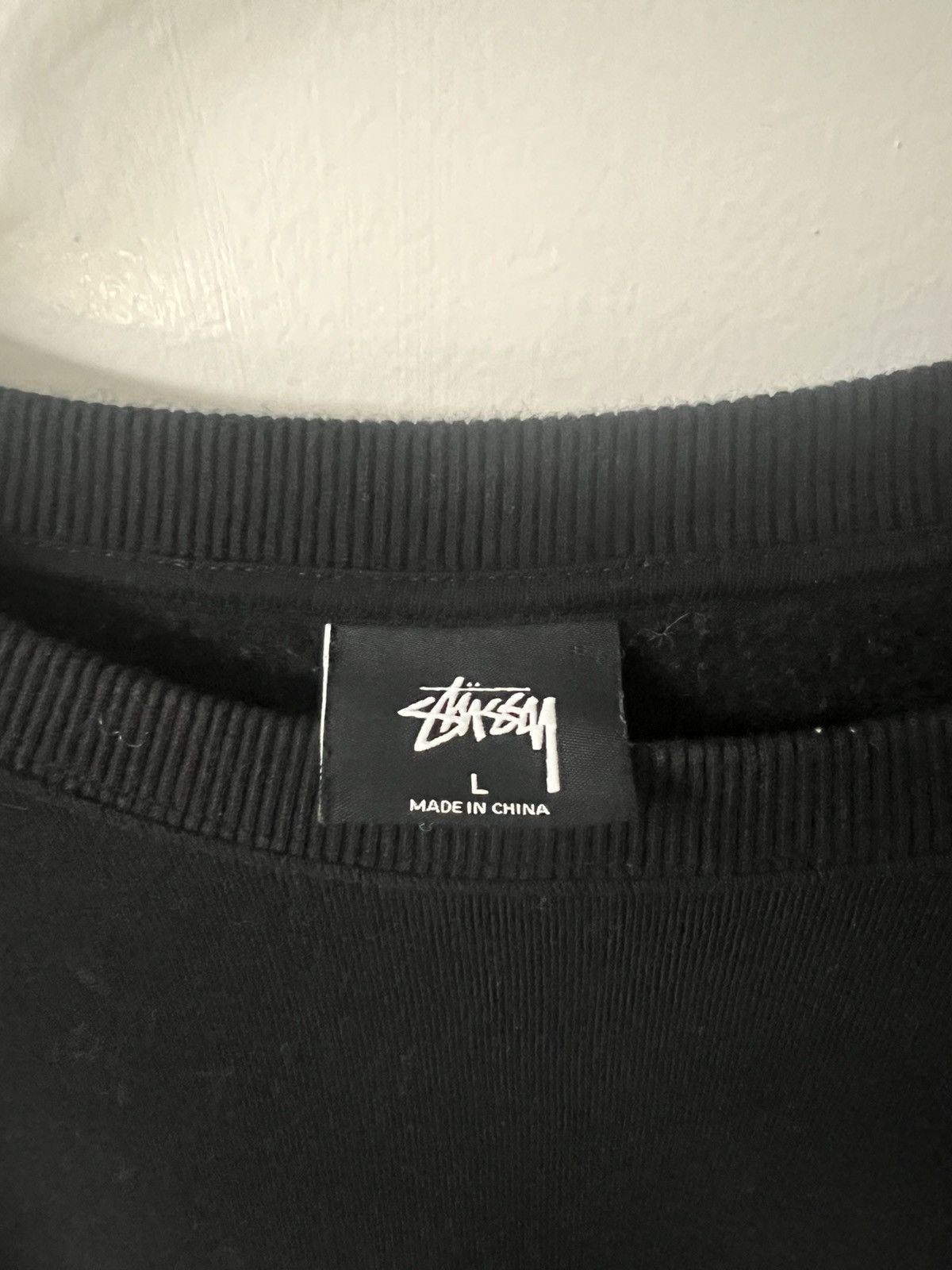 Stussy Stussy service black crewneck sweater Size US L / EU 52-54 / 3 - 4 Thumbnail