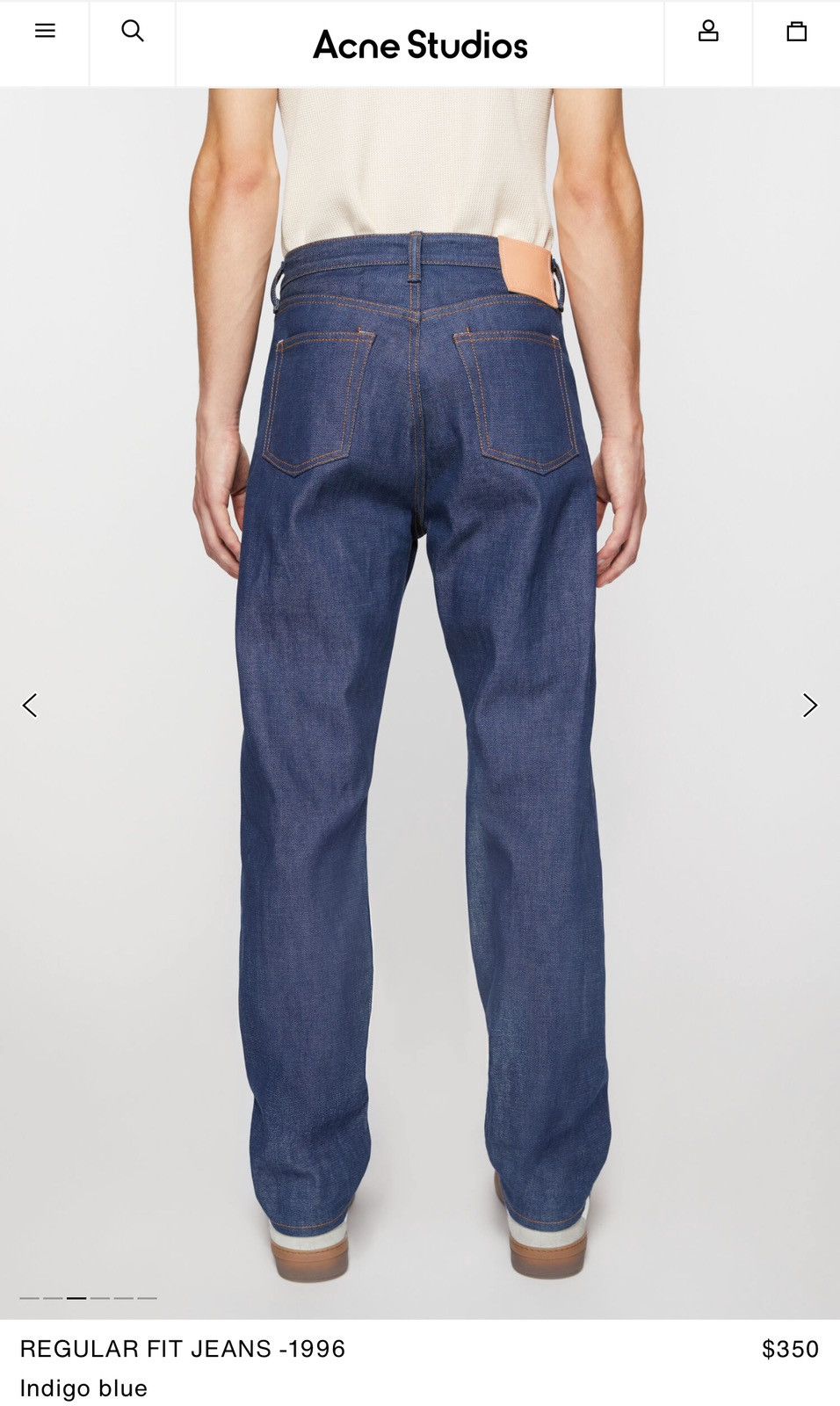 Acne Studios Acne Studios jeans - 1996 Size US 31 - 4 Thumbnail