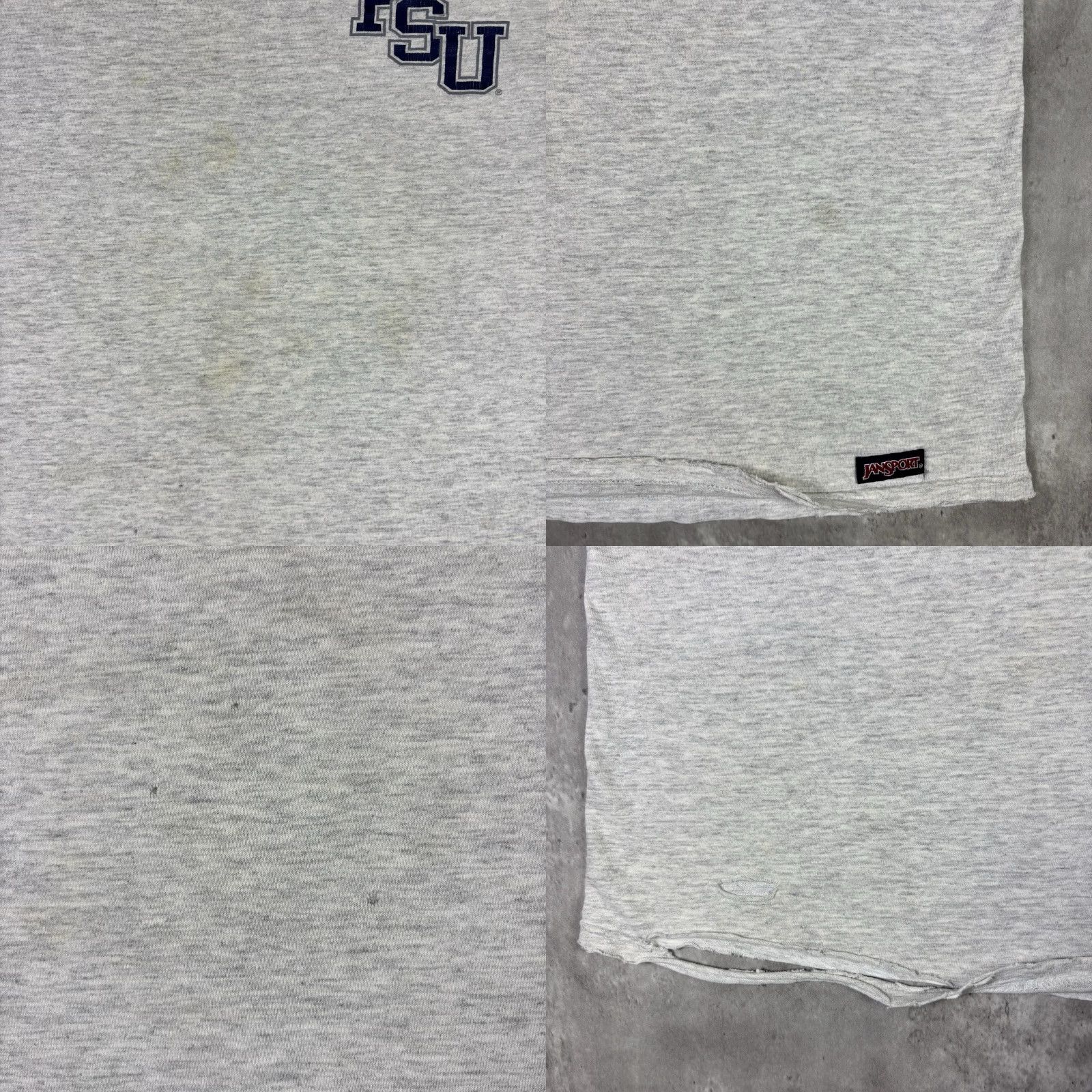Jansport VINTAGE Penn State University T Shirt Jansport Thrashed Distressed size XL 90s Size US XL / EU 56 / 4 - 9 Thumbnail
