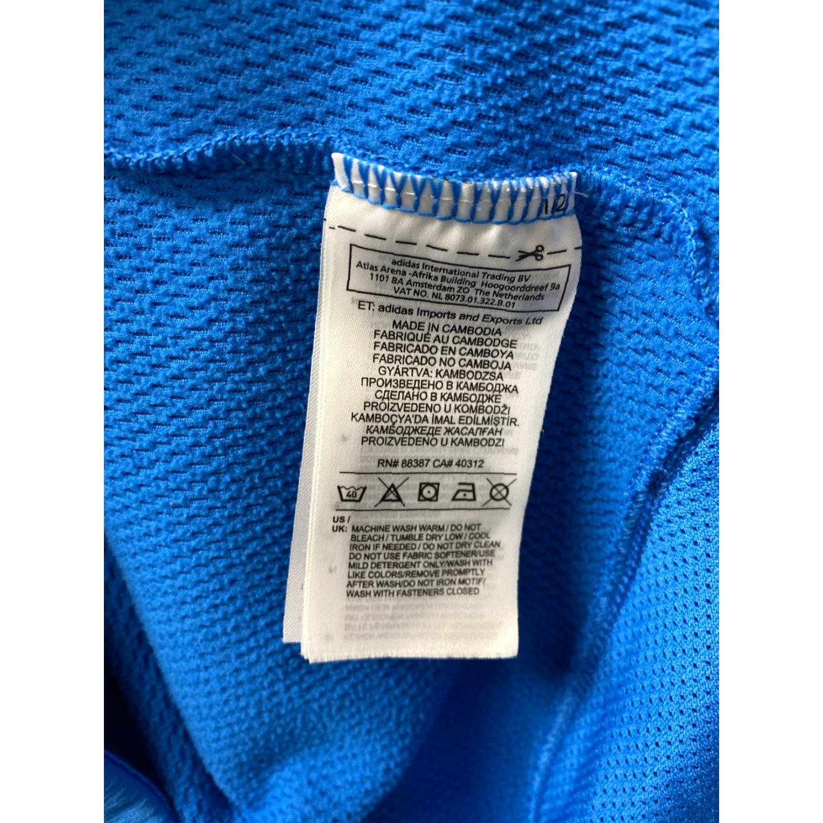 Adidas Adidas Sweater Adult Sz M Blue Black Hoodie Sweatshirt Mens /115-7 Size US M / EU 48-50 / 2 - 7 Thumbnail