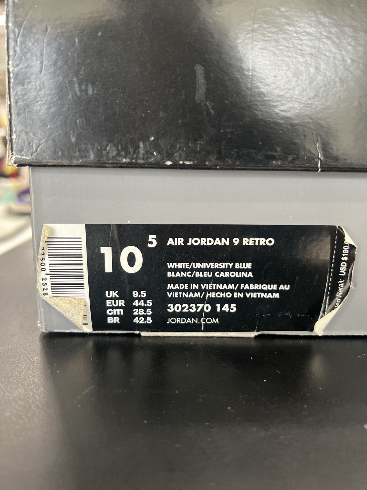 Jordan Brand Air Jordan 9 Pearl Blue Sz. 10.5 (2019) Size US 10.5 / EU 43-44 - 11 Thumbnail