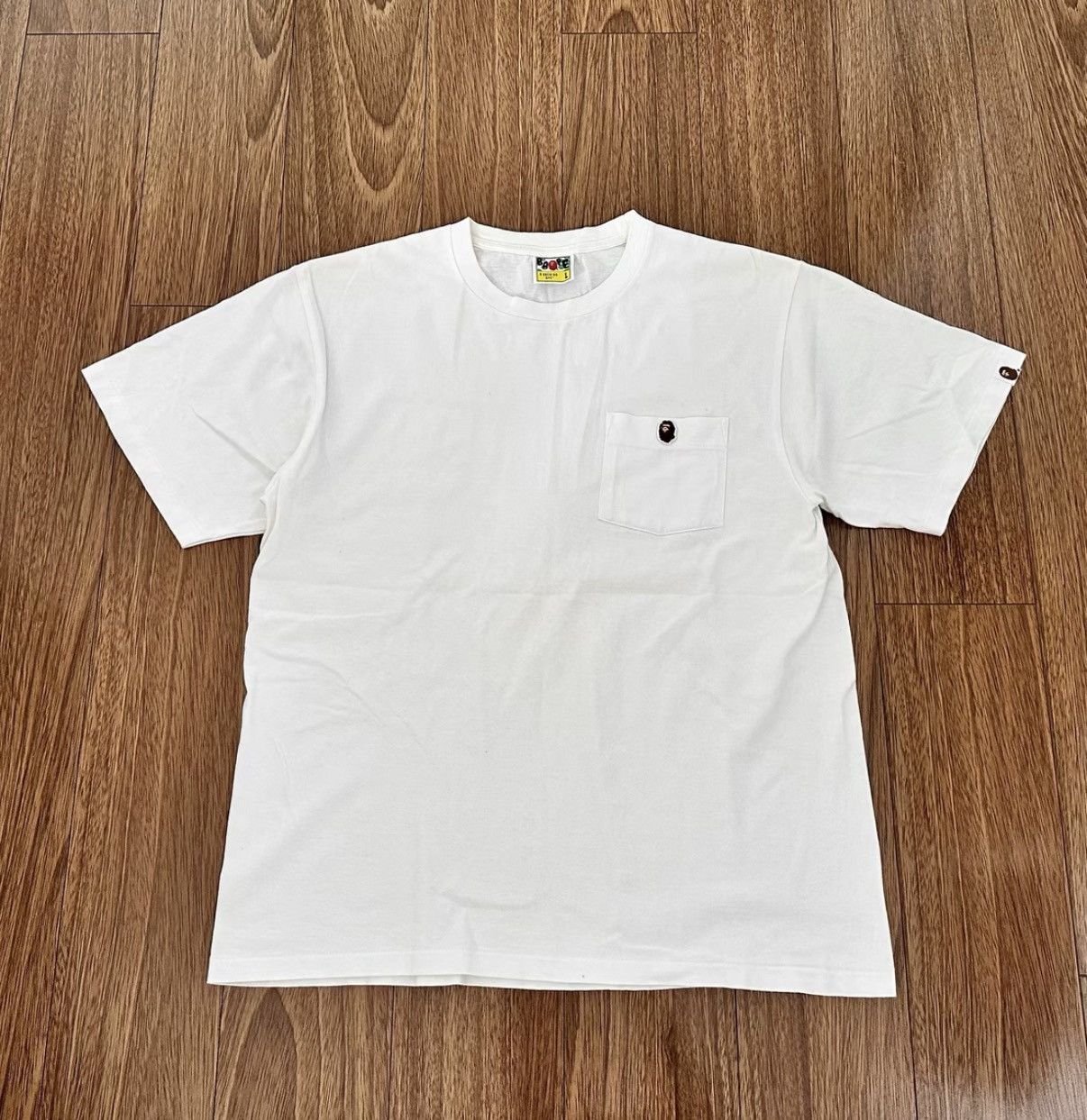 Bape × Comme des Garcons BAPE X CDG Osaka Pocket Tee White | Grailed