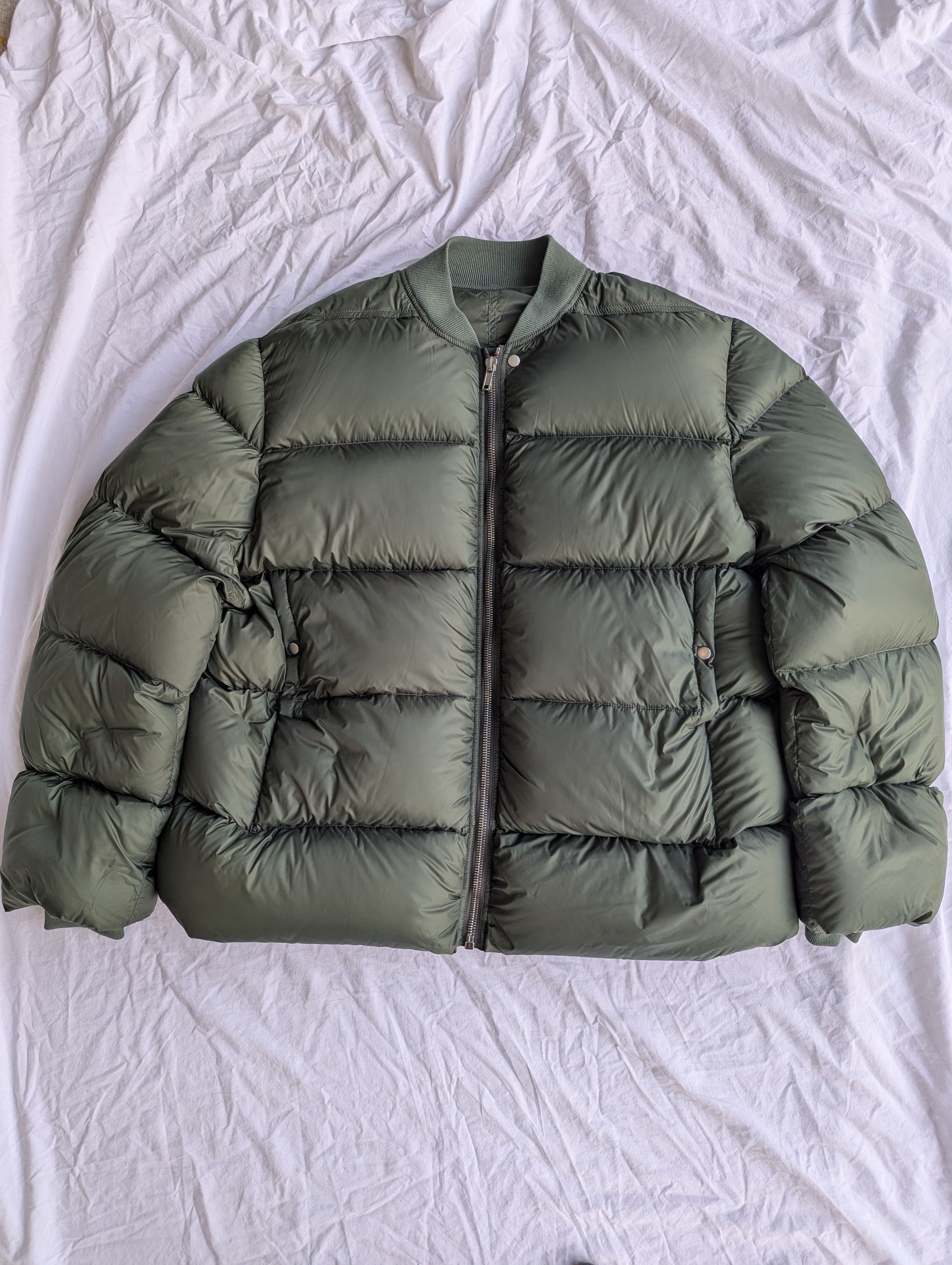 Rick Owens Flight Jacket Puffer Down Jacket Size US L / EU 52-54 / 3 - 1 Thumbnail