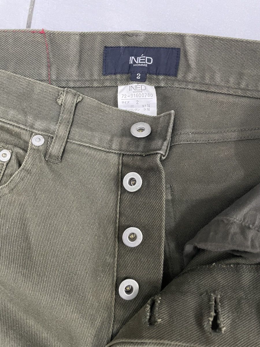 Yohji Yamamoto Ined Yohji Yamamoto Jeans Olive Size US 28 / EU 44 - 8 Thumbnail