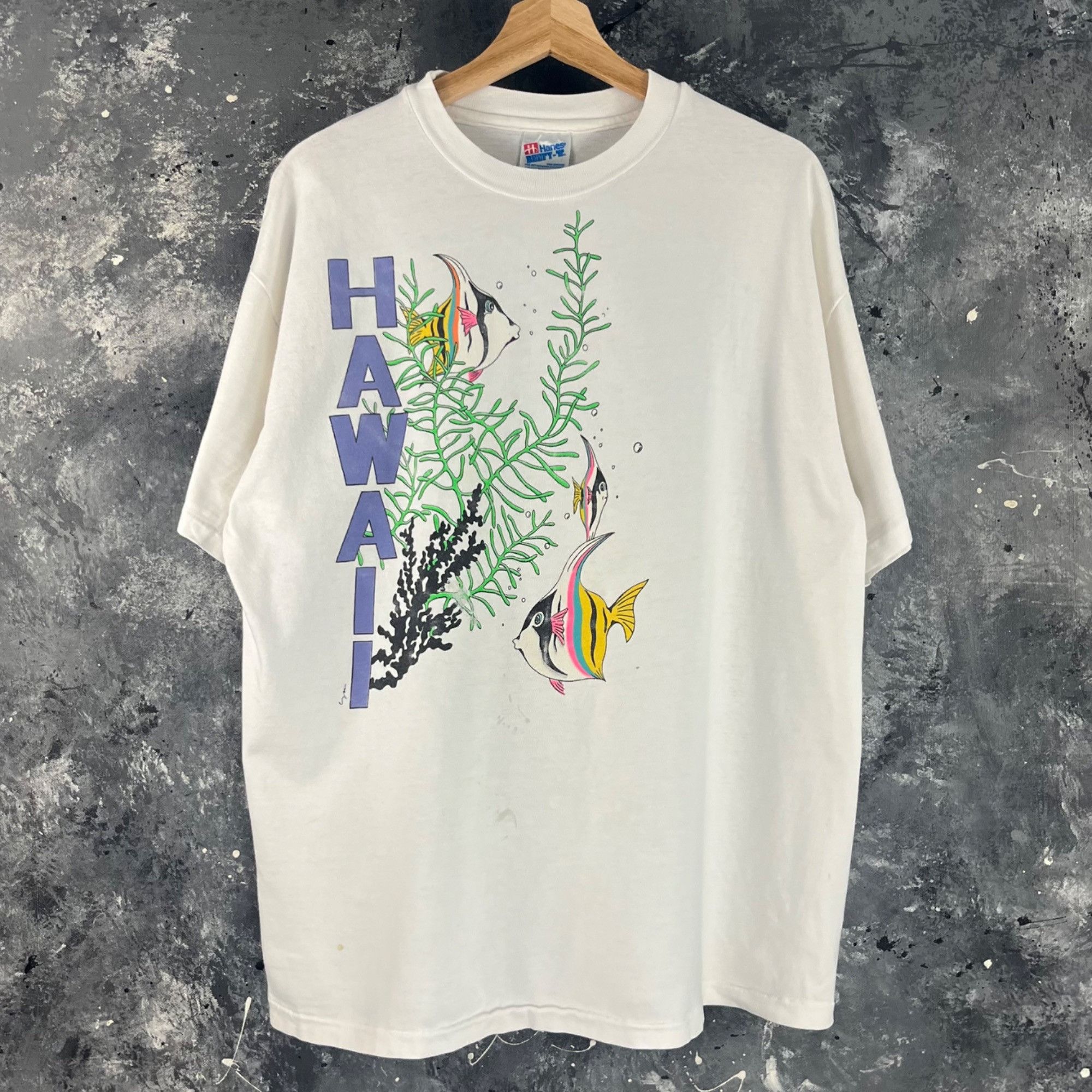 Vintage Vintage 90’s Hawaii Sea shirt Size US XL / EU 56 / 4 - 1 Thumbnail