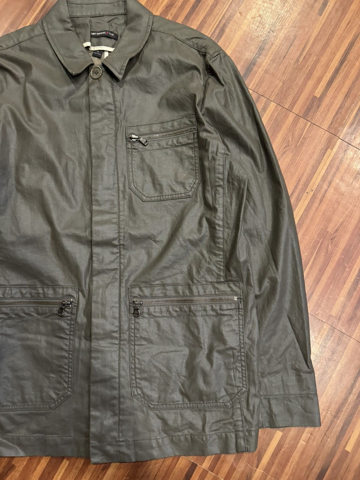 John Varvatos John varvatos | Leather Multi Pocket Jacket | Size US M / EU 48-50 / 2 - 4 Thumbnail