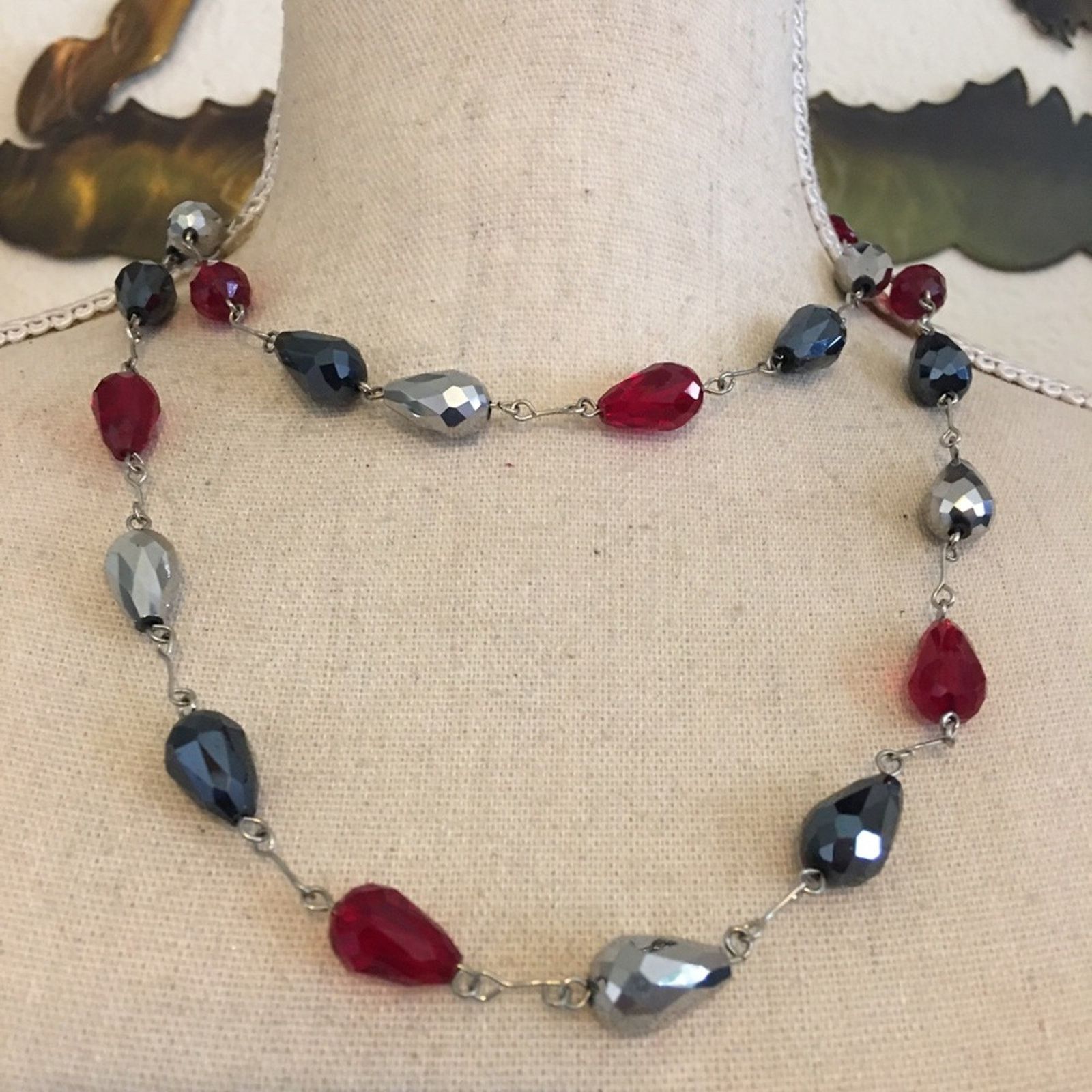 Jewelry Julea B sparkle raindrop bead long necklace Size ONE SIZE - 1 Thumbnail