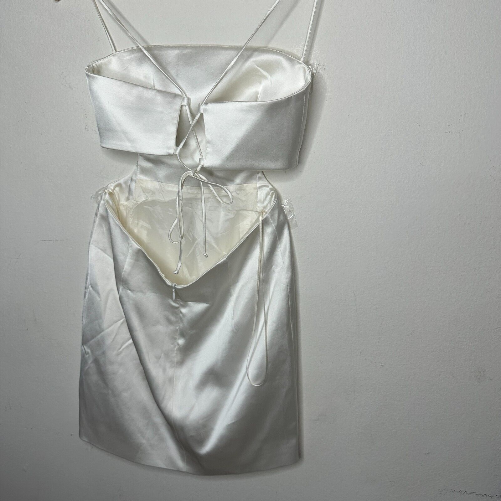 GAUGE81 Gauge81 Marta White Cut Out Sleeveless Open Side Tie Mini S Size S / US 4 / IT 40 - 5 Thumbnail