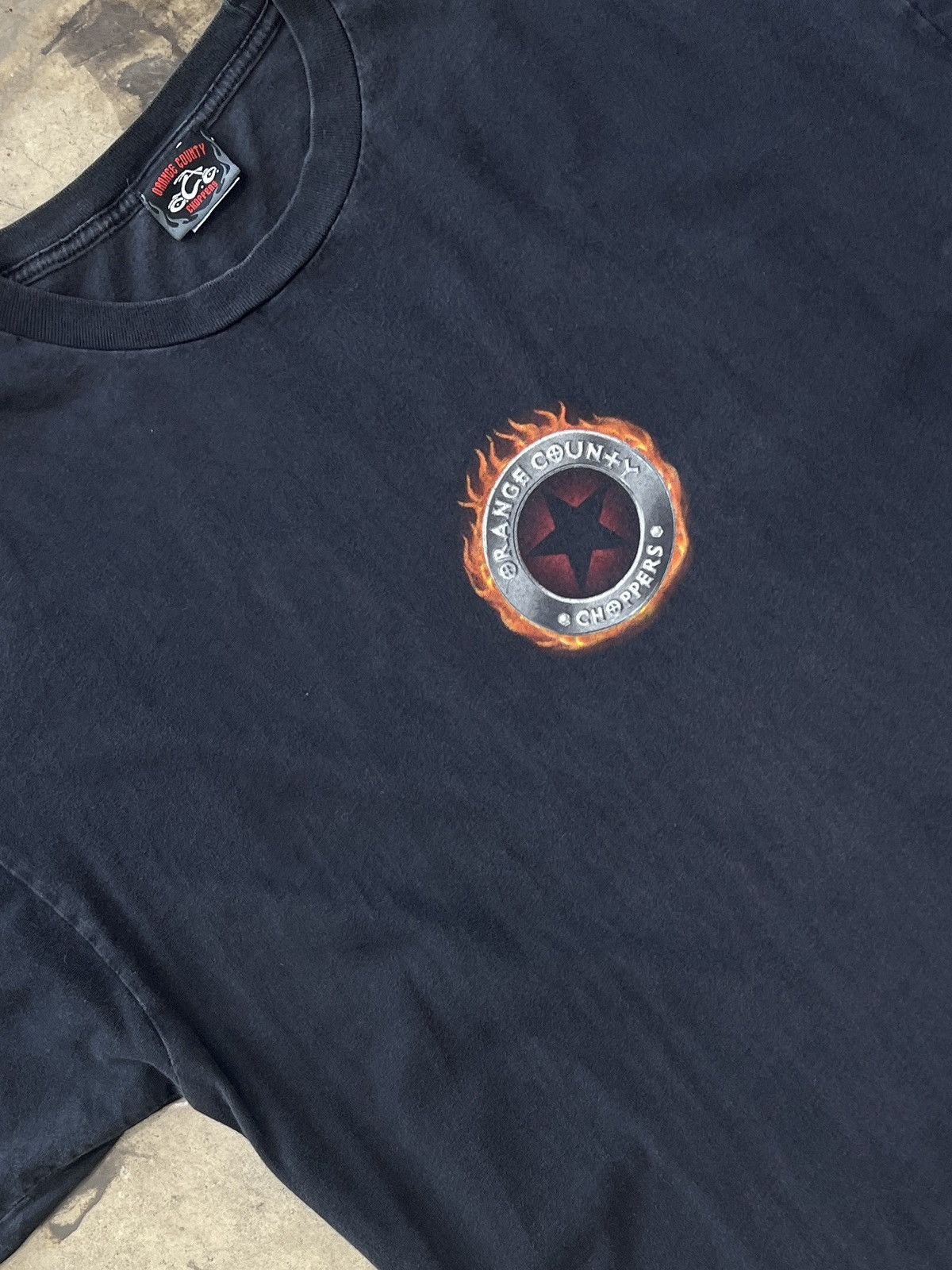 West Coast Choppers Vintage Orange County Choppers Motorcycle Flag Tee XXL Size US XXL / EU 58 / 5 - 5 Thumbnail